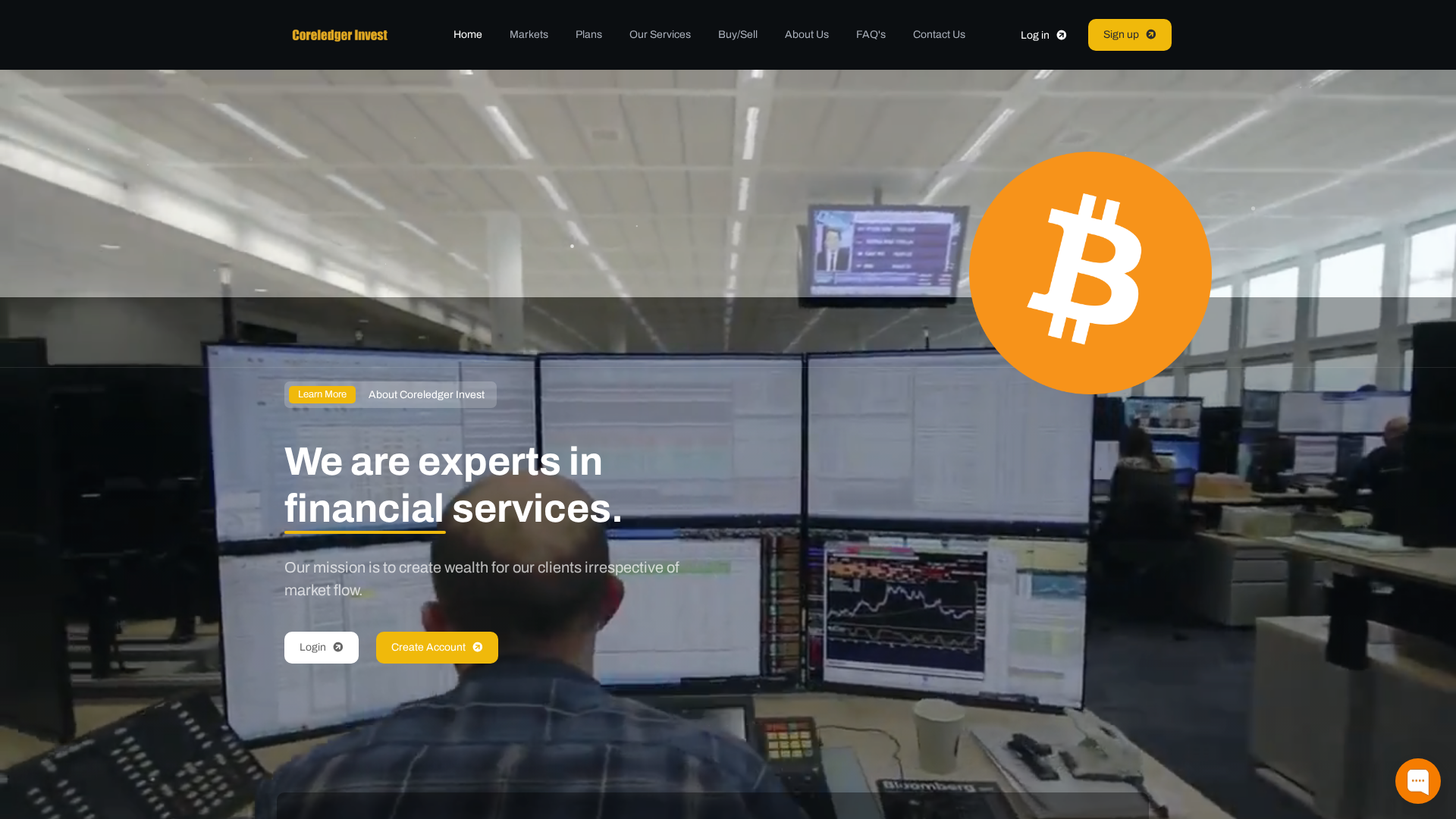 Screenshot of coreledgerinvest.com