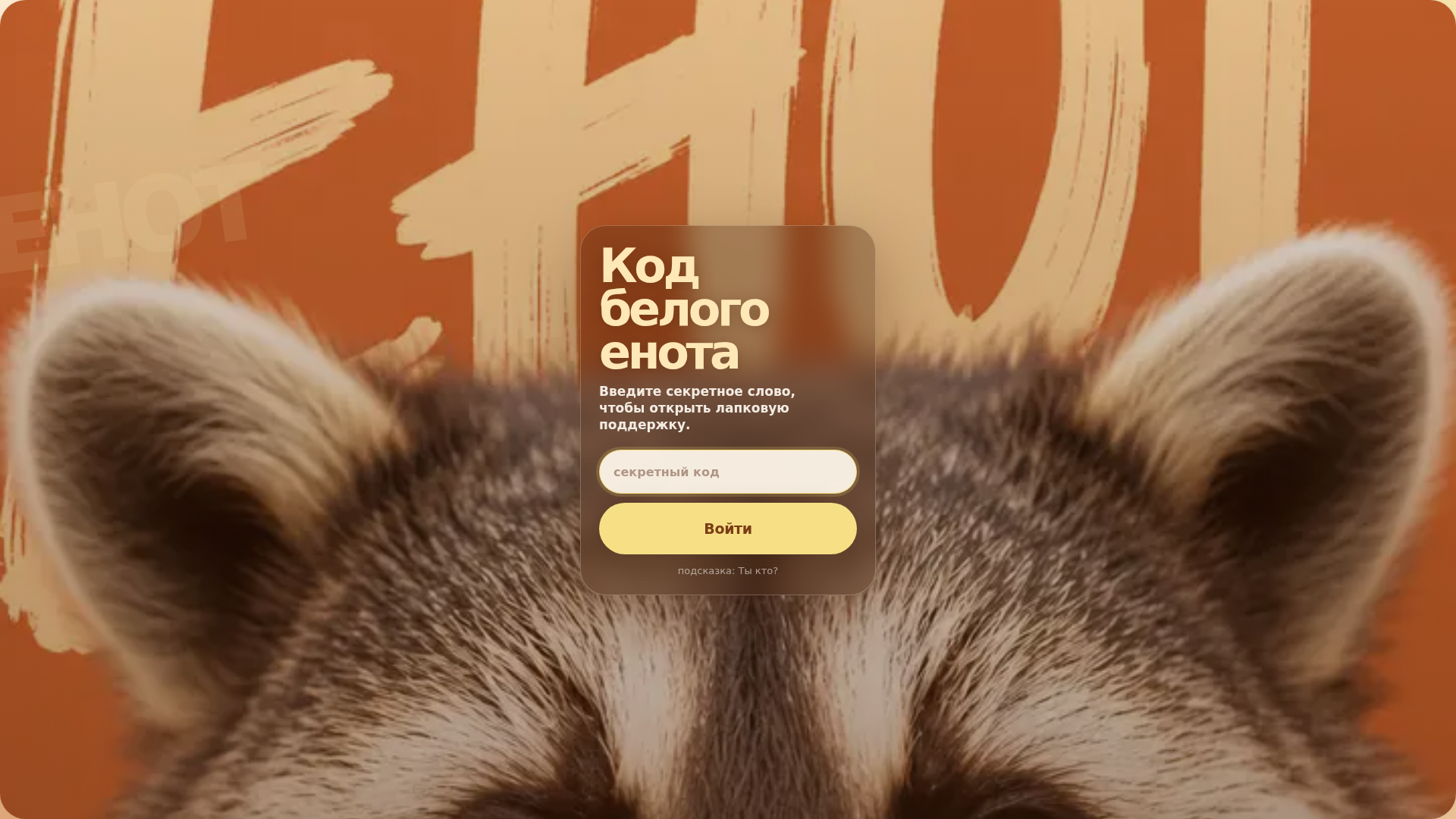 Screenshot of racoon-support.pages.dev