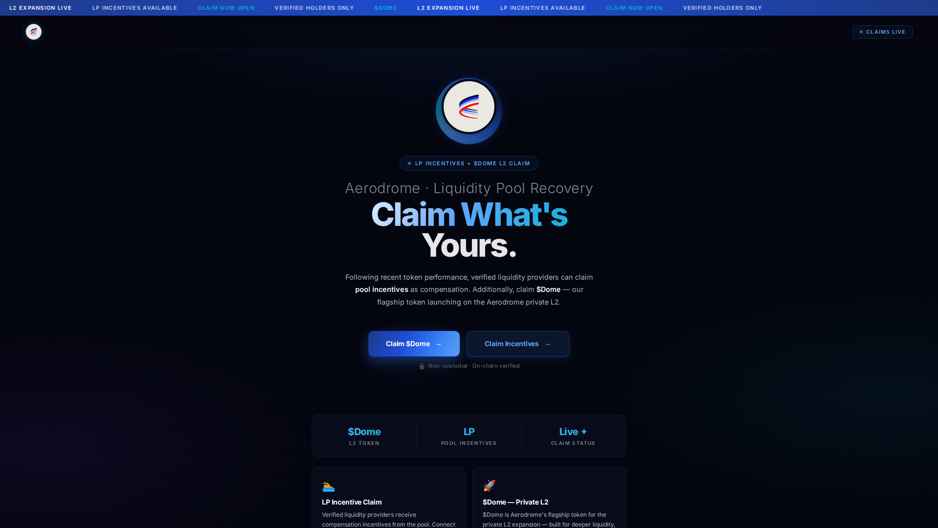 Screenshot of aerotoken.live