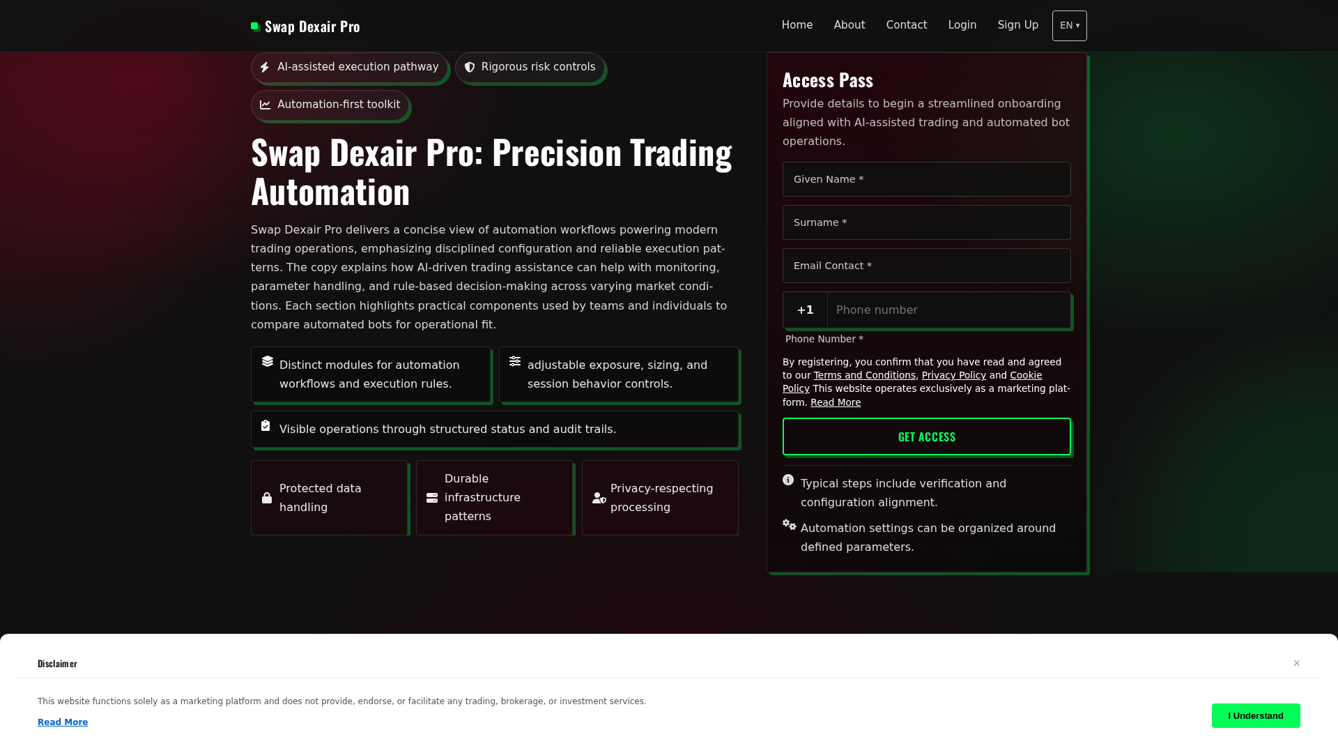Screenshot of swapdexairpro.shop