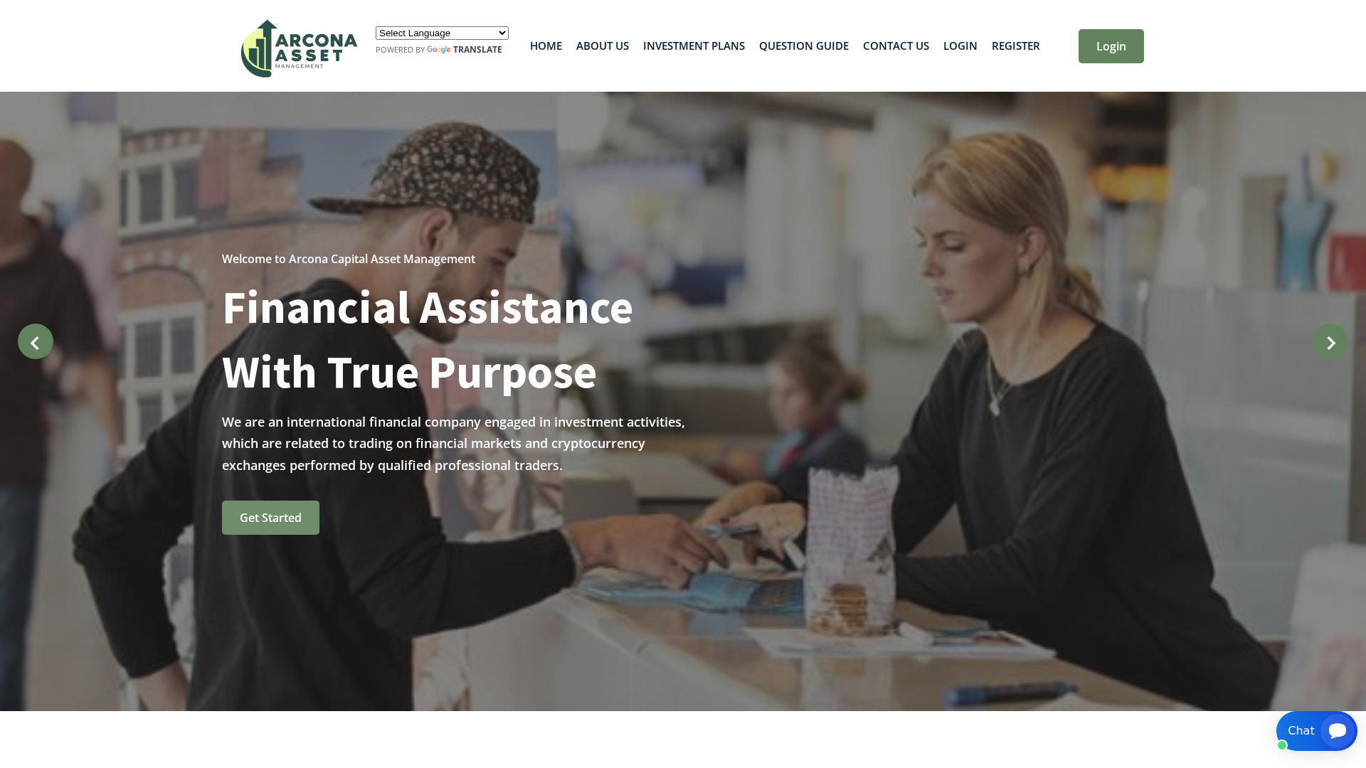 Screenshot of arconacapitalam.com