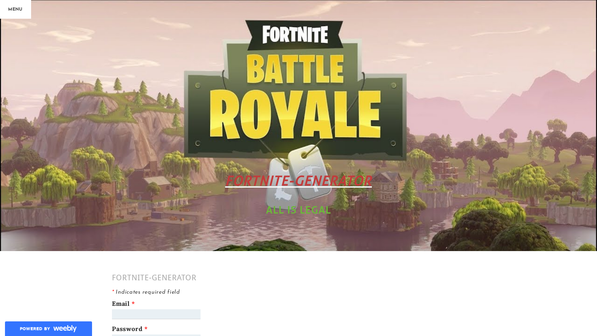 Screenshot of fortnite-generators.weebly.com