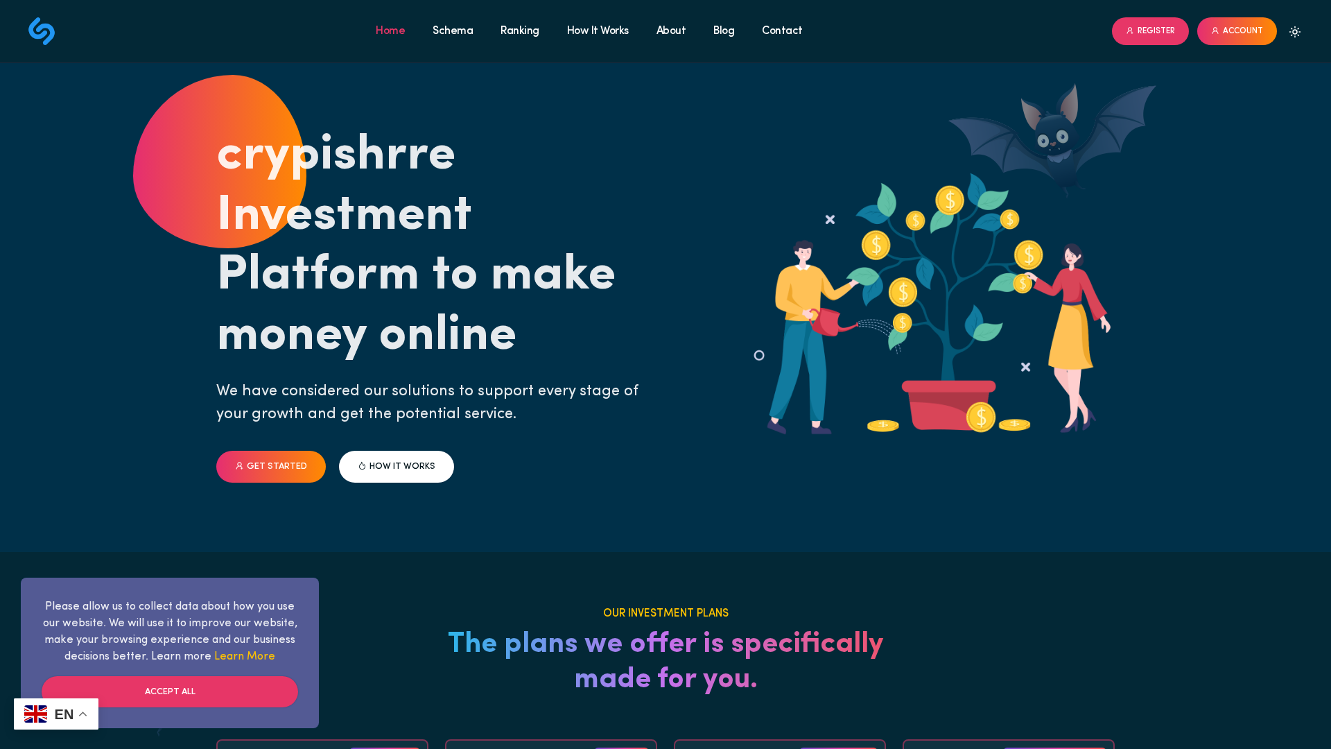 Screenshot of crypishrre.com