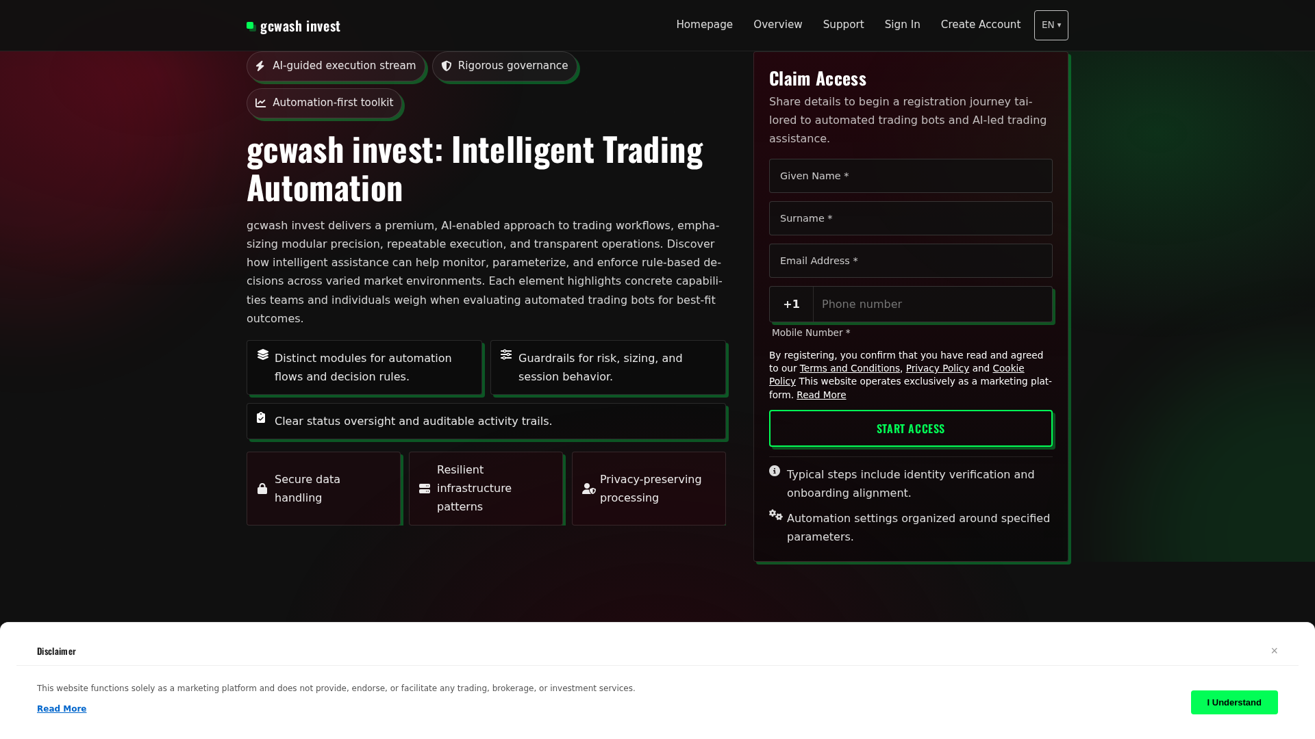 Screenshot of gcwashinvest.click