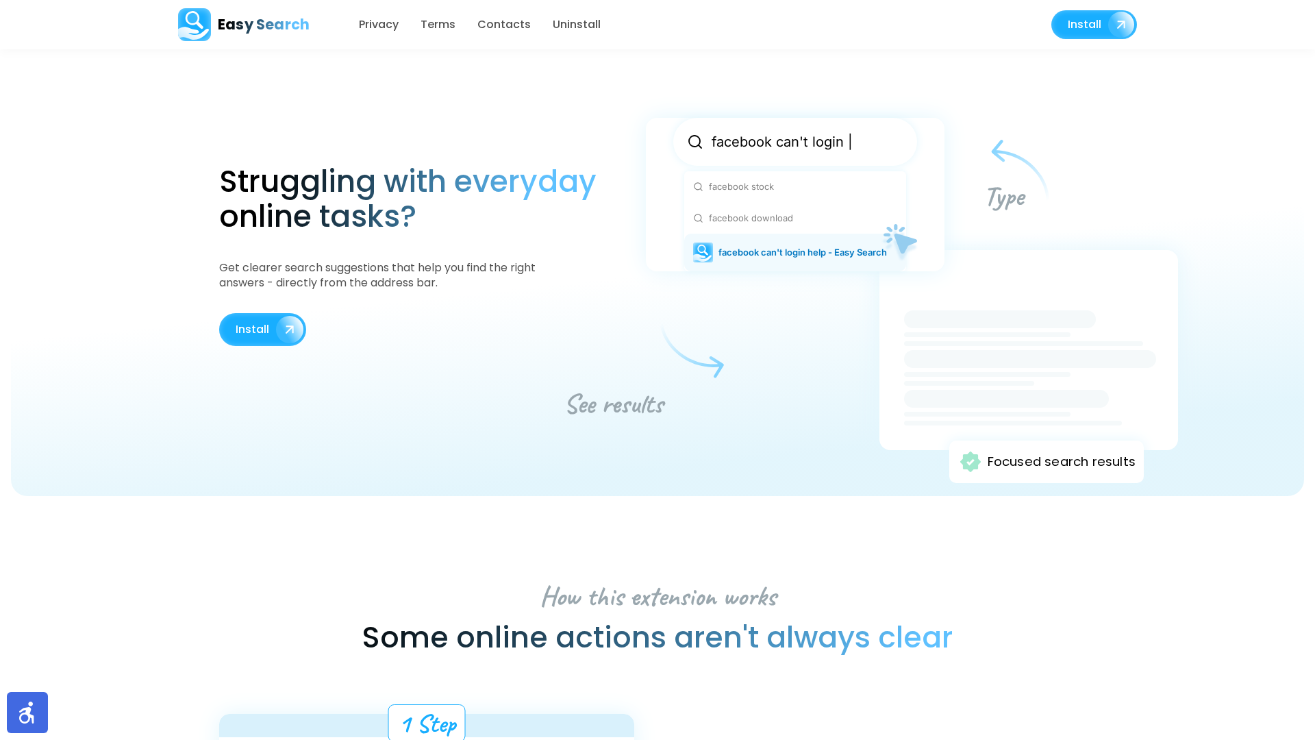 Screenshot of easysearching.net