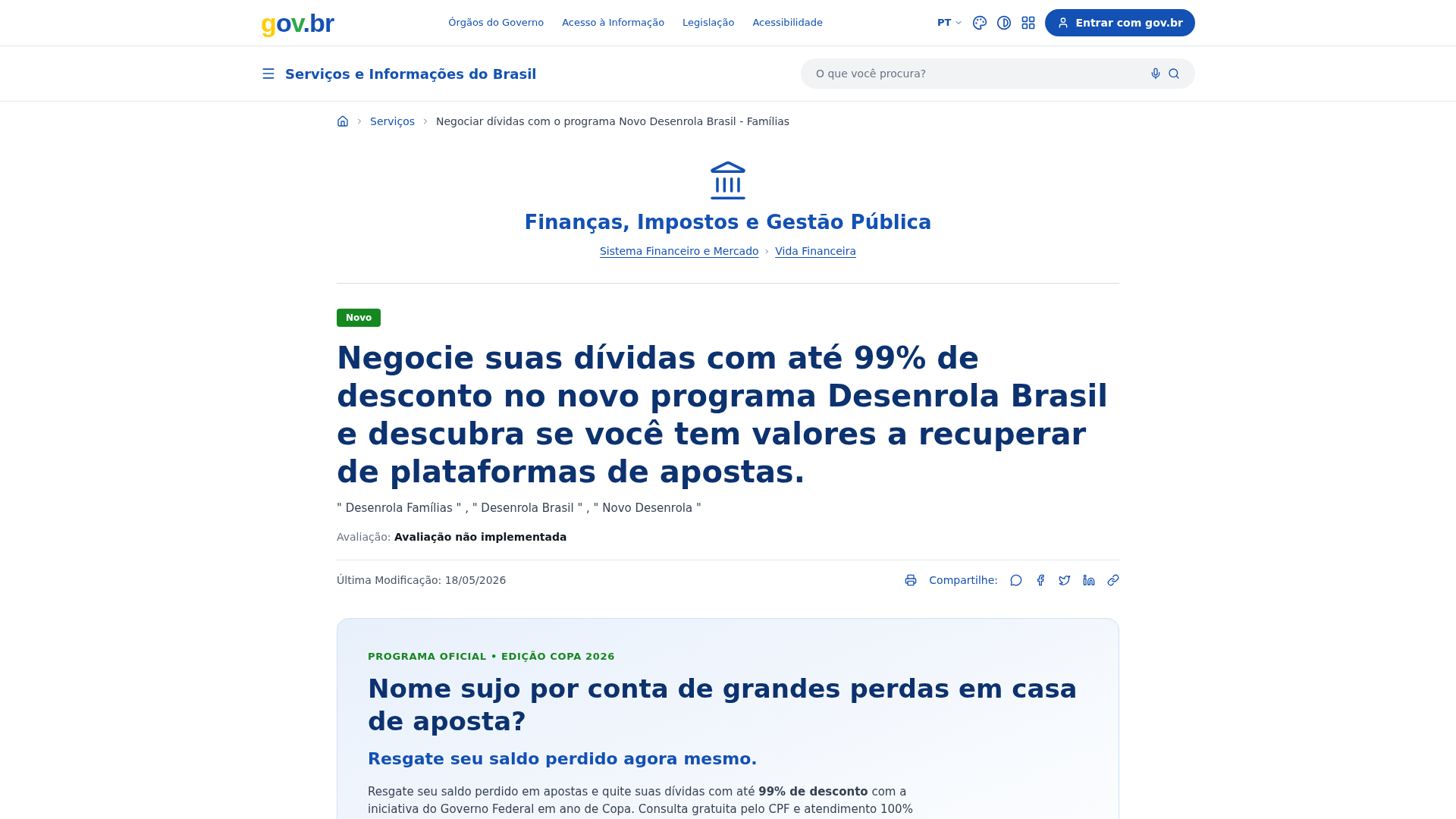Screenshot of www.resgatacred.site