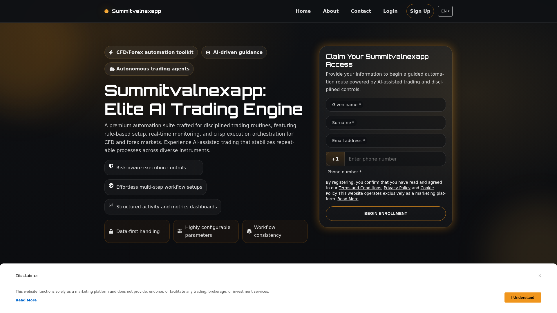Screenshot of summitvalnexapp.pro