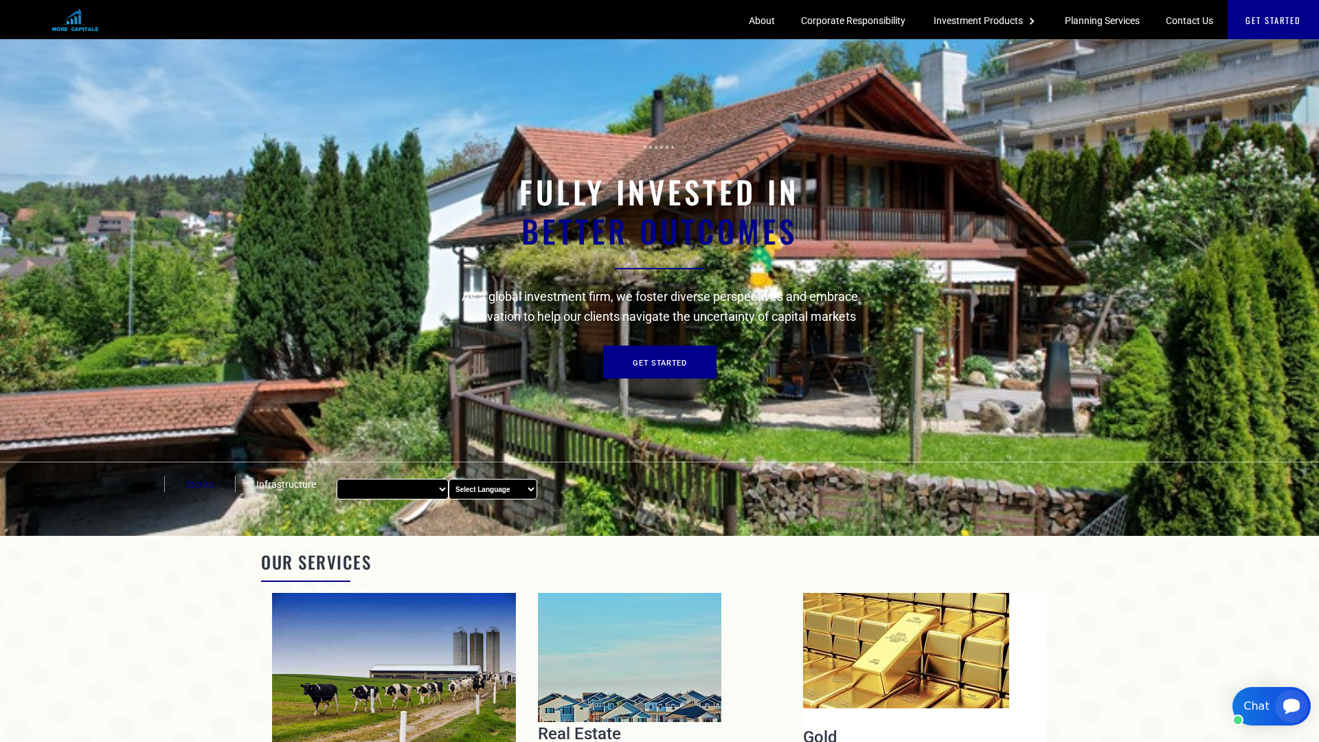 Screenshot of morecapitalcorps.com