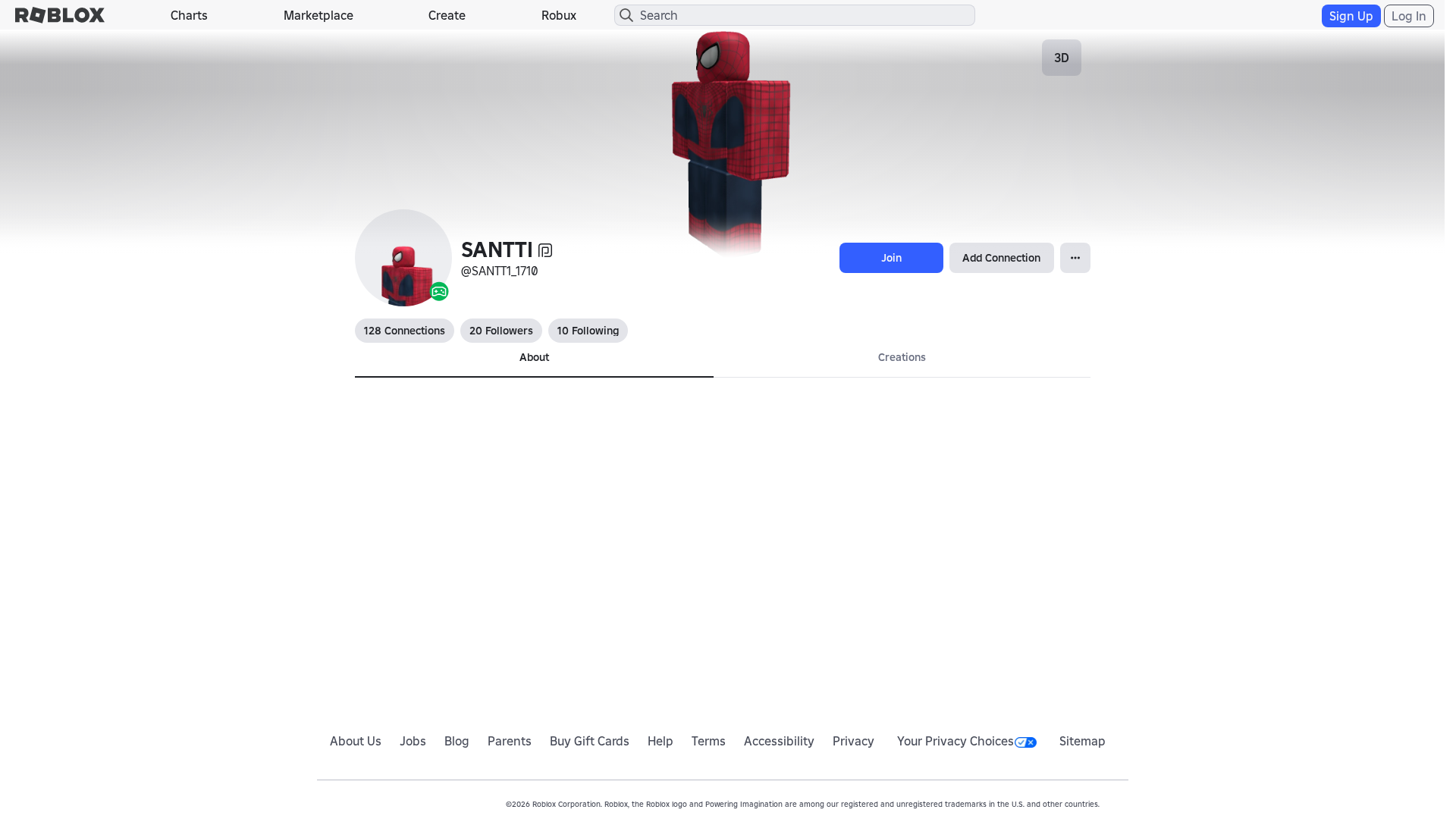 Screenshot of www.roblox.com.et