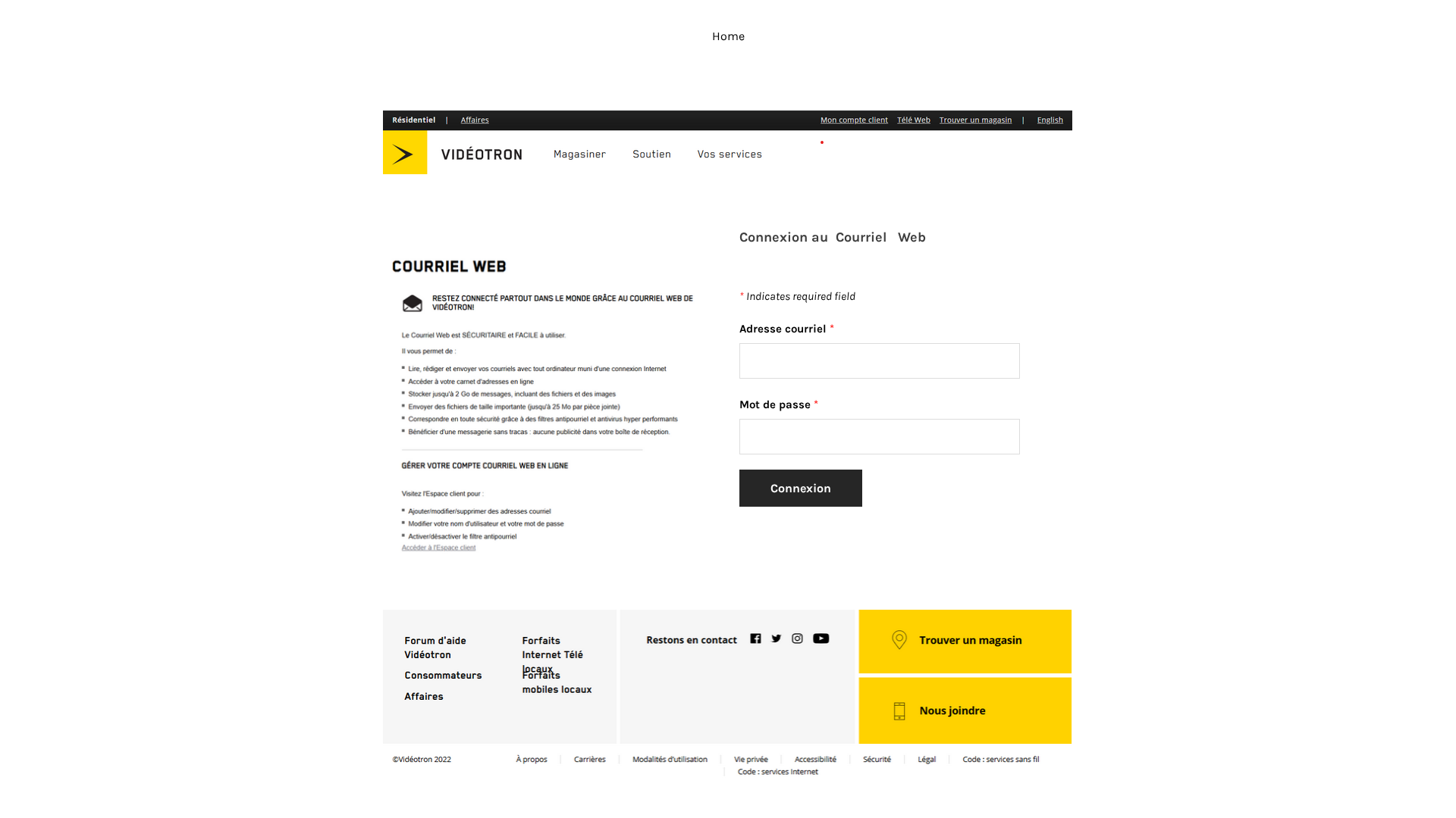 Screenshot of onlinecourrielwebca.weebly.com