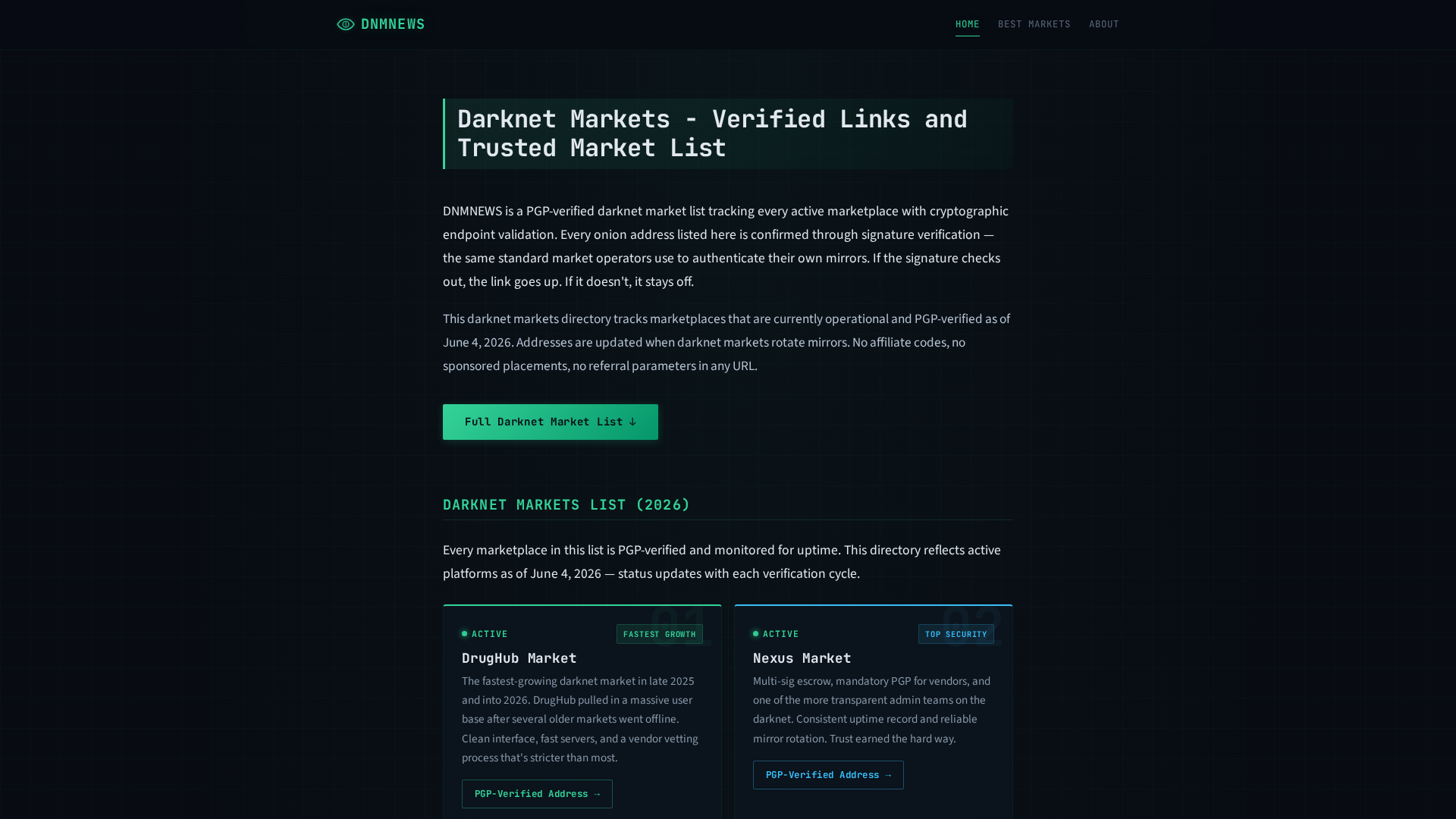 Screenshot of dnmnews.net