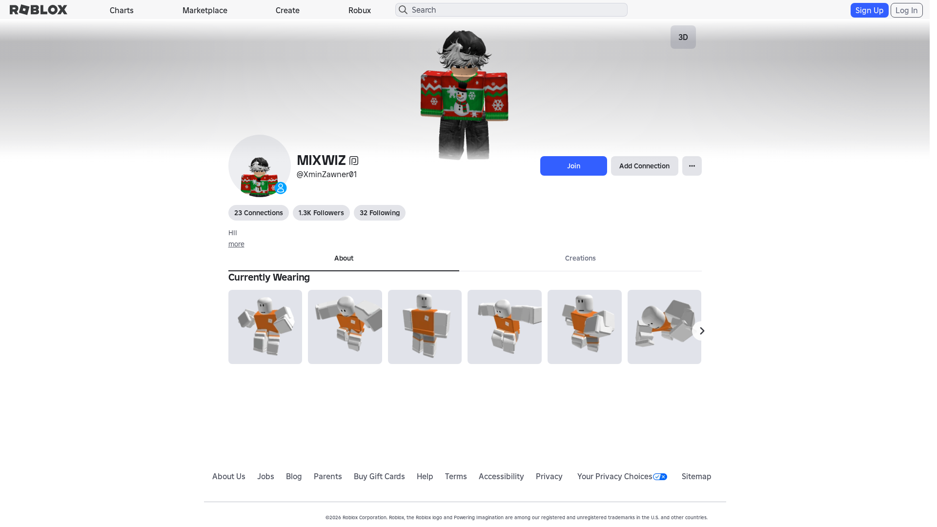Screenshot of www.roblox.ly