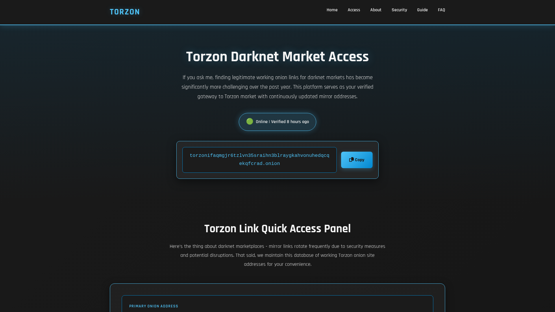 Screenshot of alt.torzon-onion-market.com