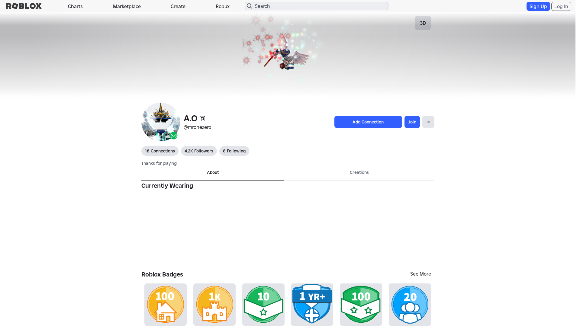 Screenshot of roblx.me