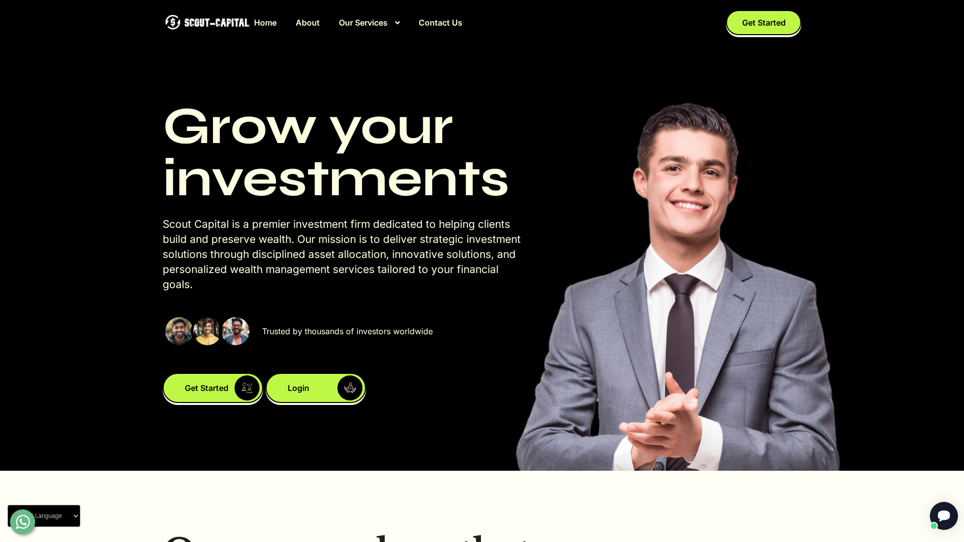 Screenshot of scout-capital.org