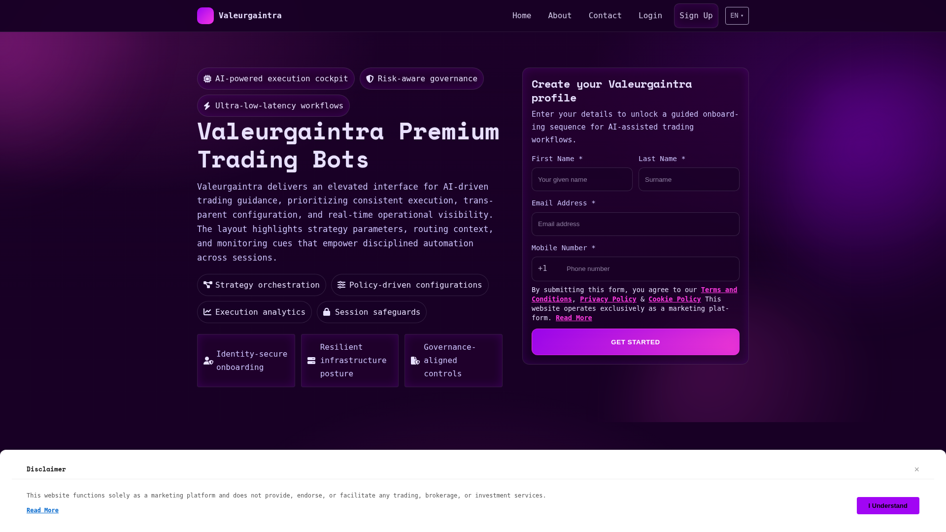 Screenshot of valeurgaintra.pro