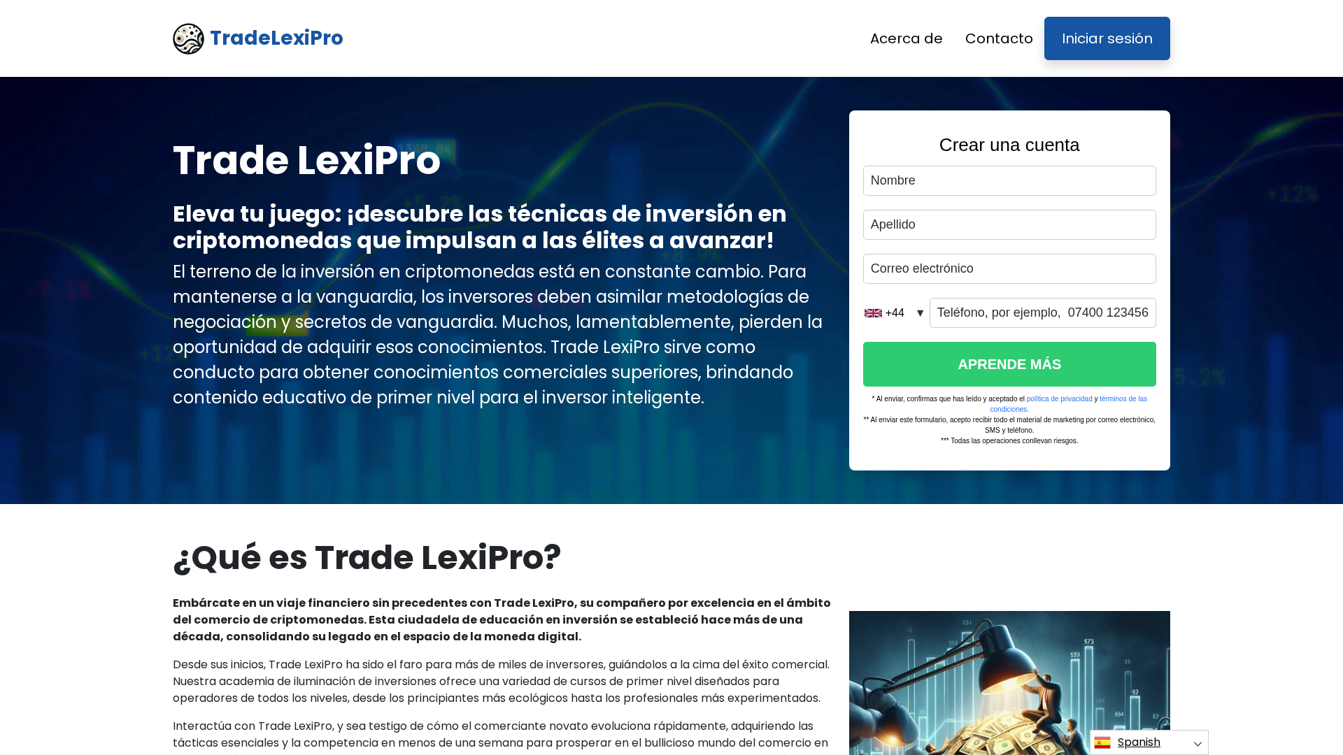 Screenshot of tradedexair.org