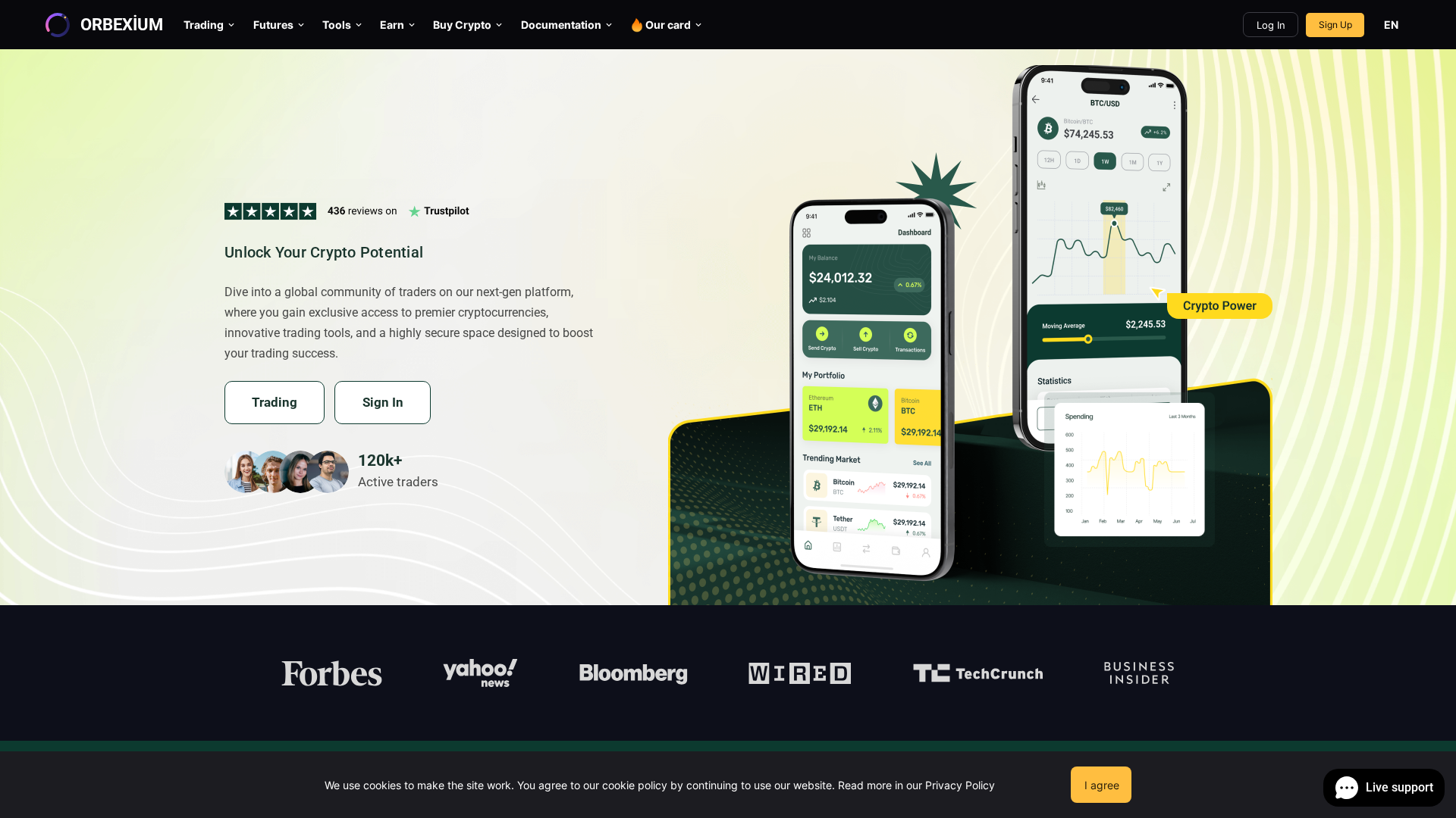 Screenshot of orbexium.cc