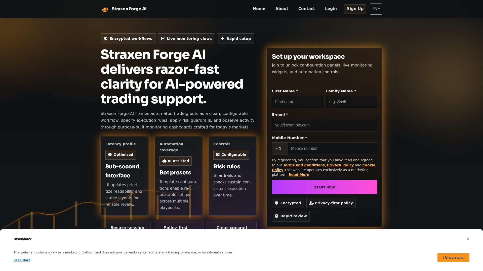Screenshot of straxenforgeai.digital