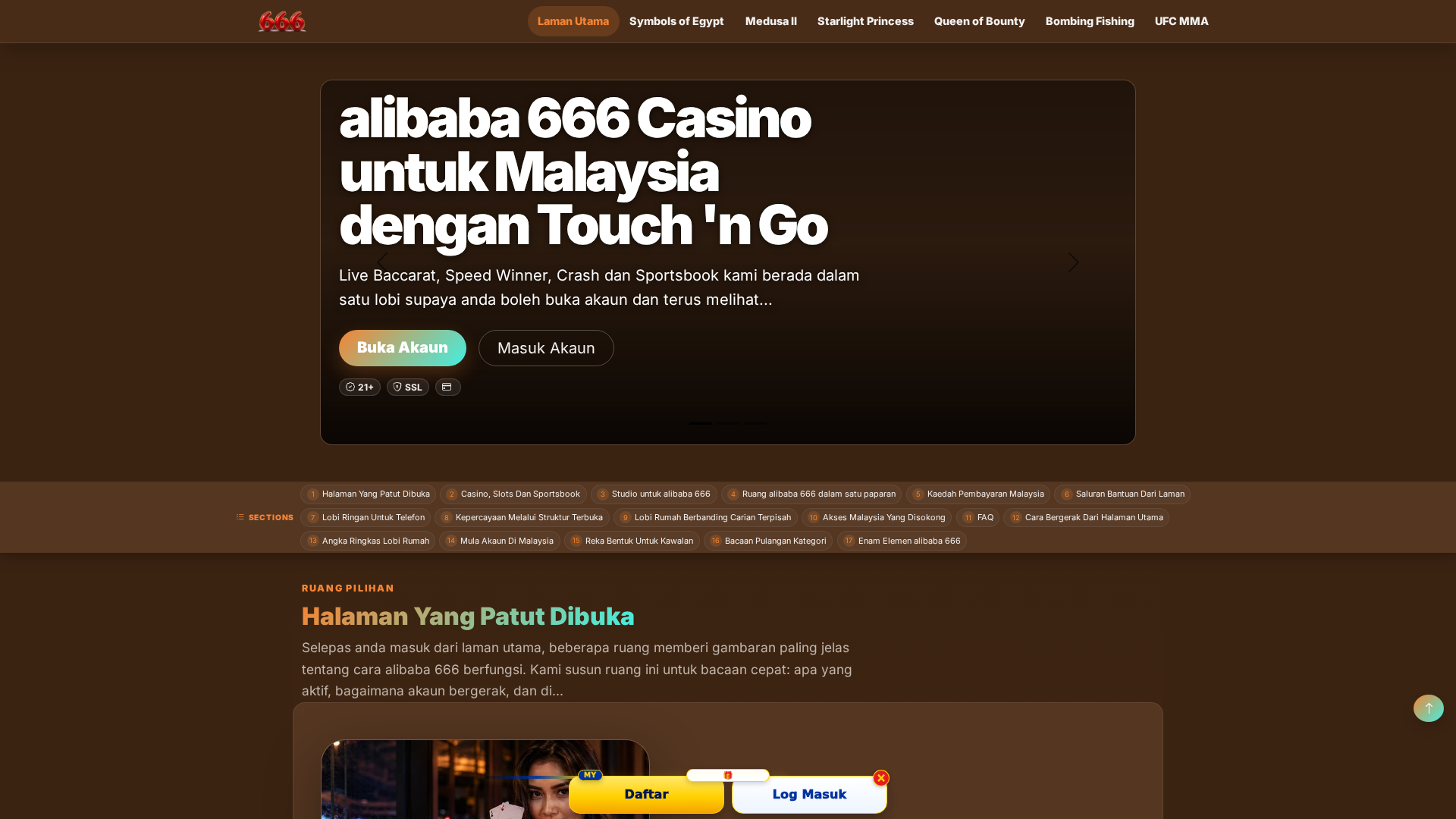 Screenshot of alibaba666.bet