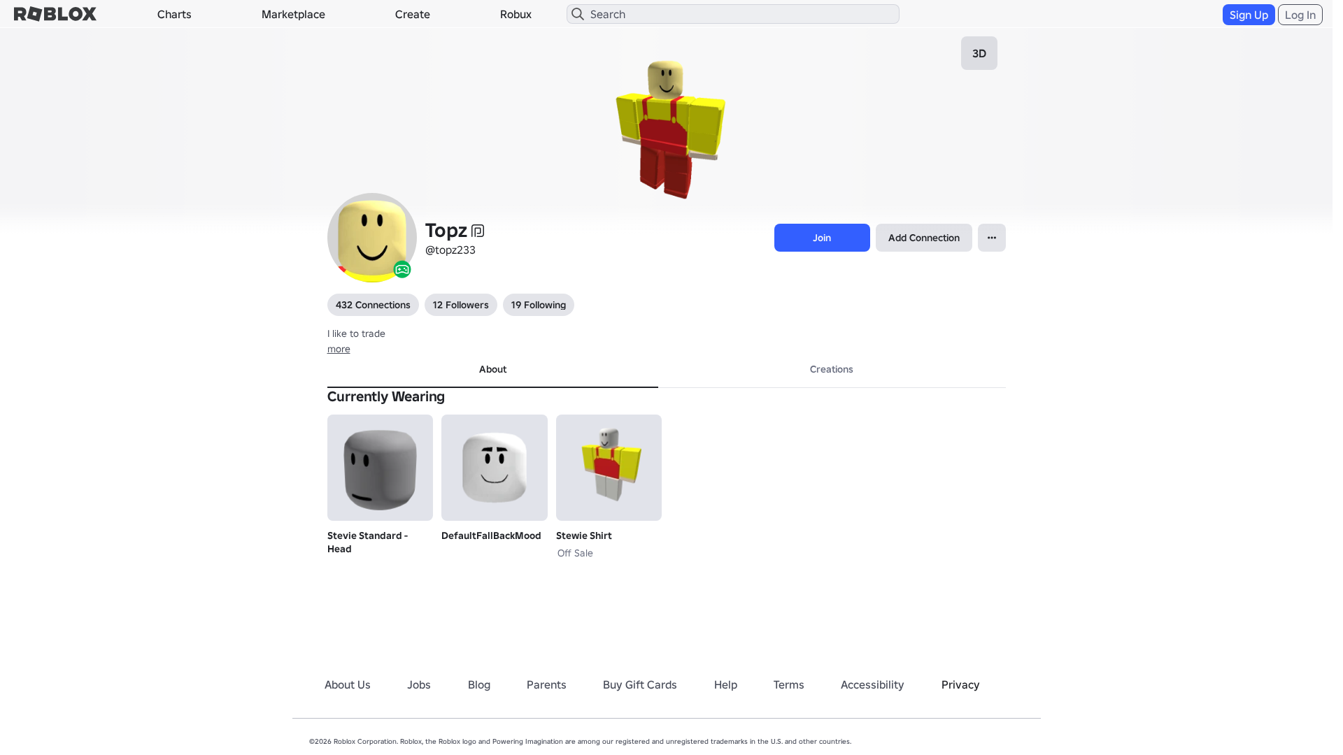 Screenshot of www.roblox.com.ml