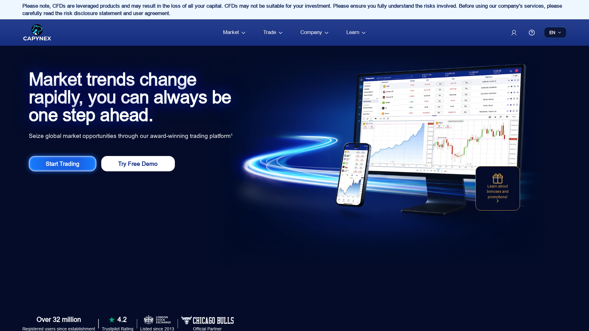 Screenshot of capynex.com