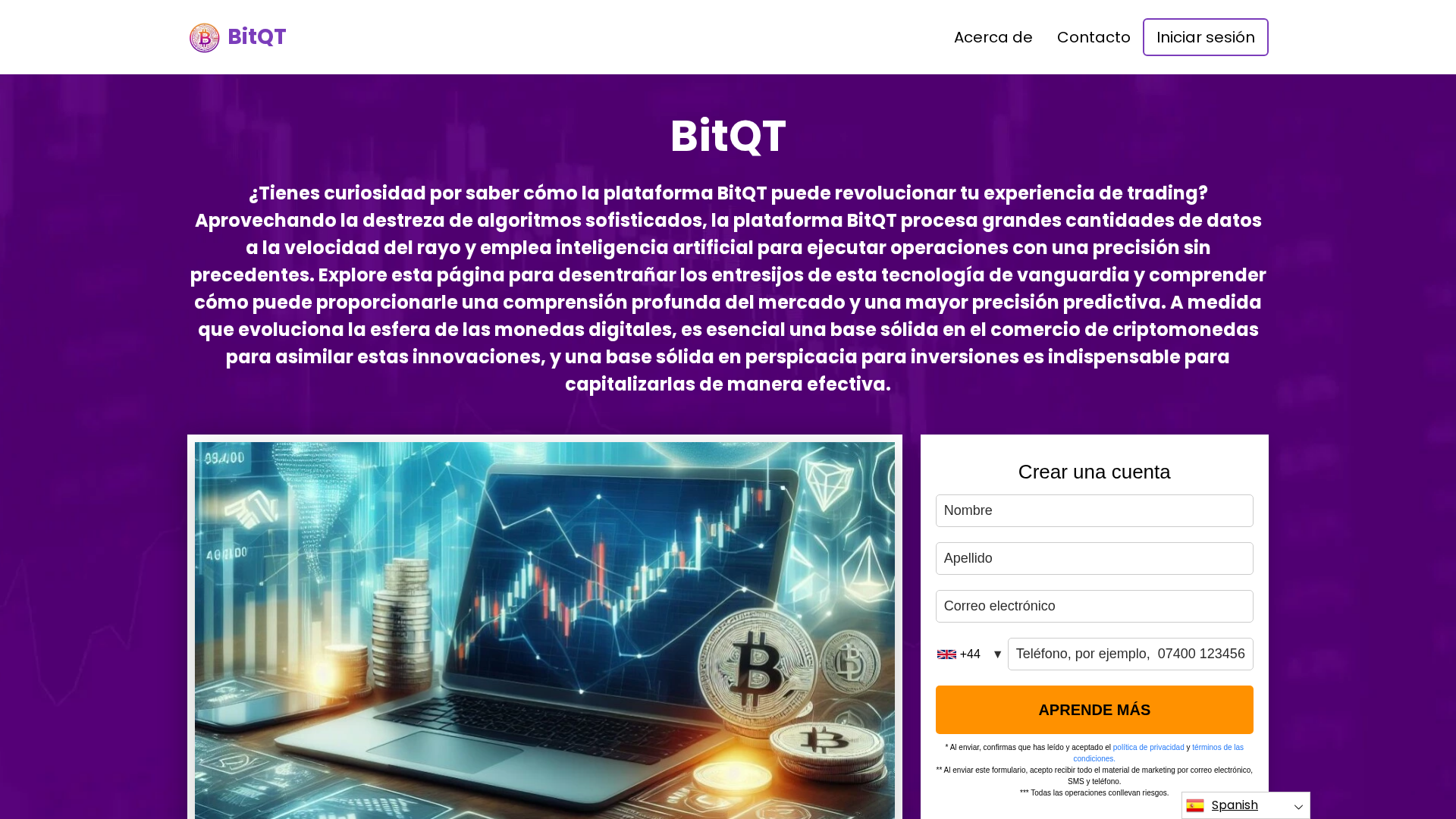 Screenshot of bitqtapp.org
