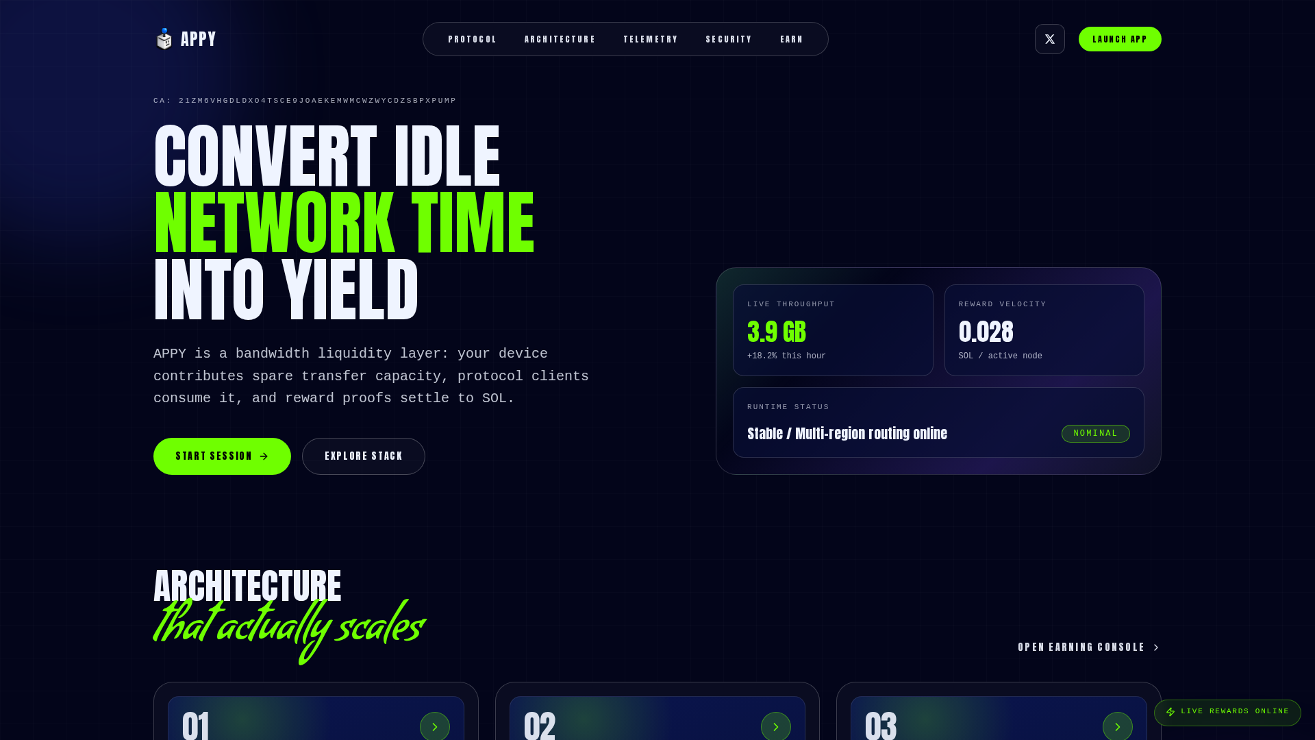 Screenshot of appyrewards.xyz