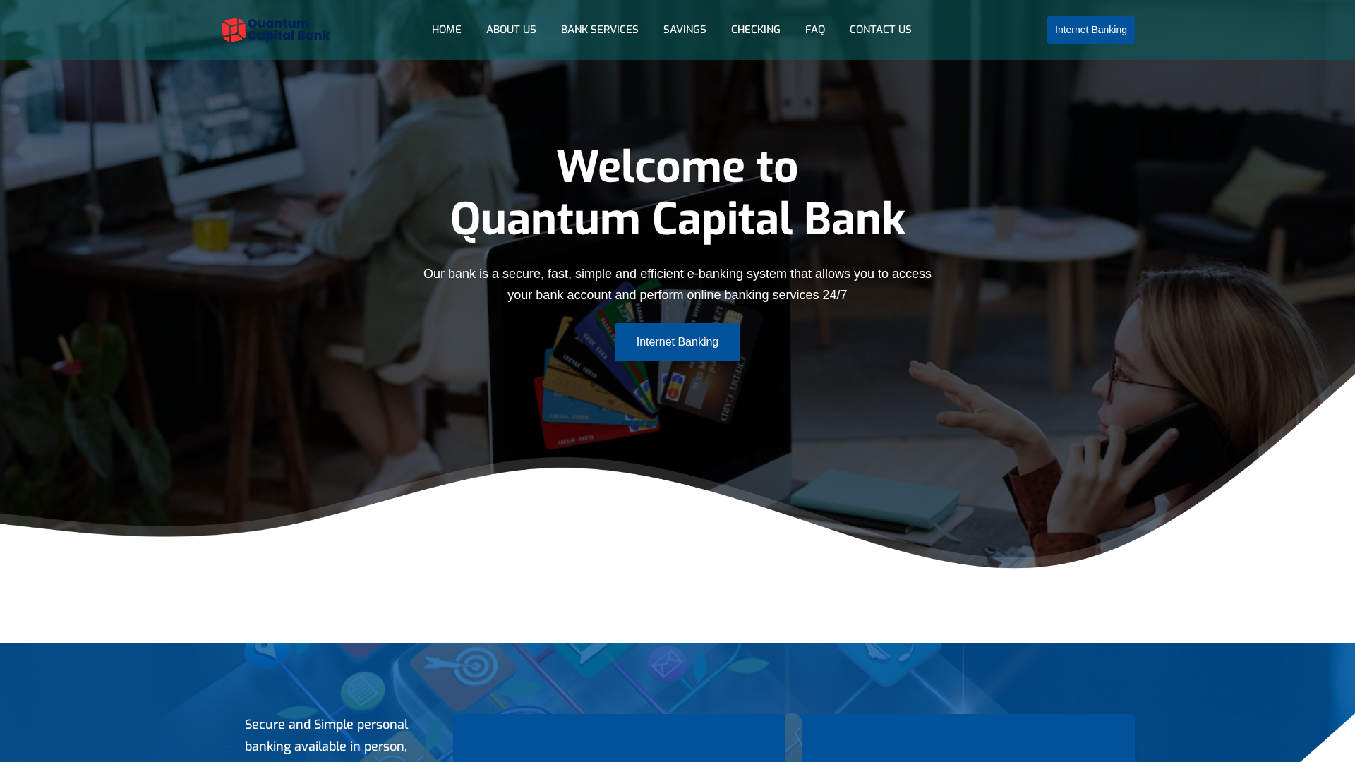 Screenshot of quantumcapitalbk.com