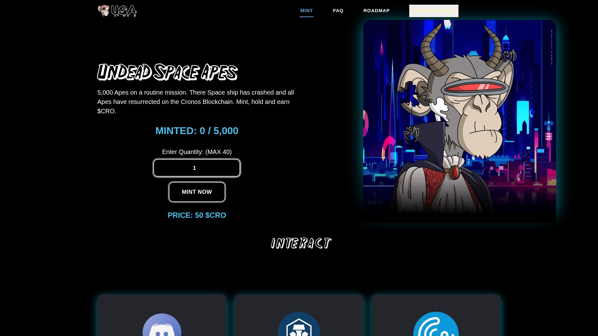 Screenshot of space-apes.pages.dev