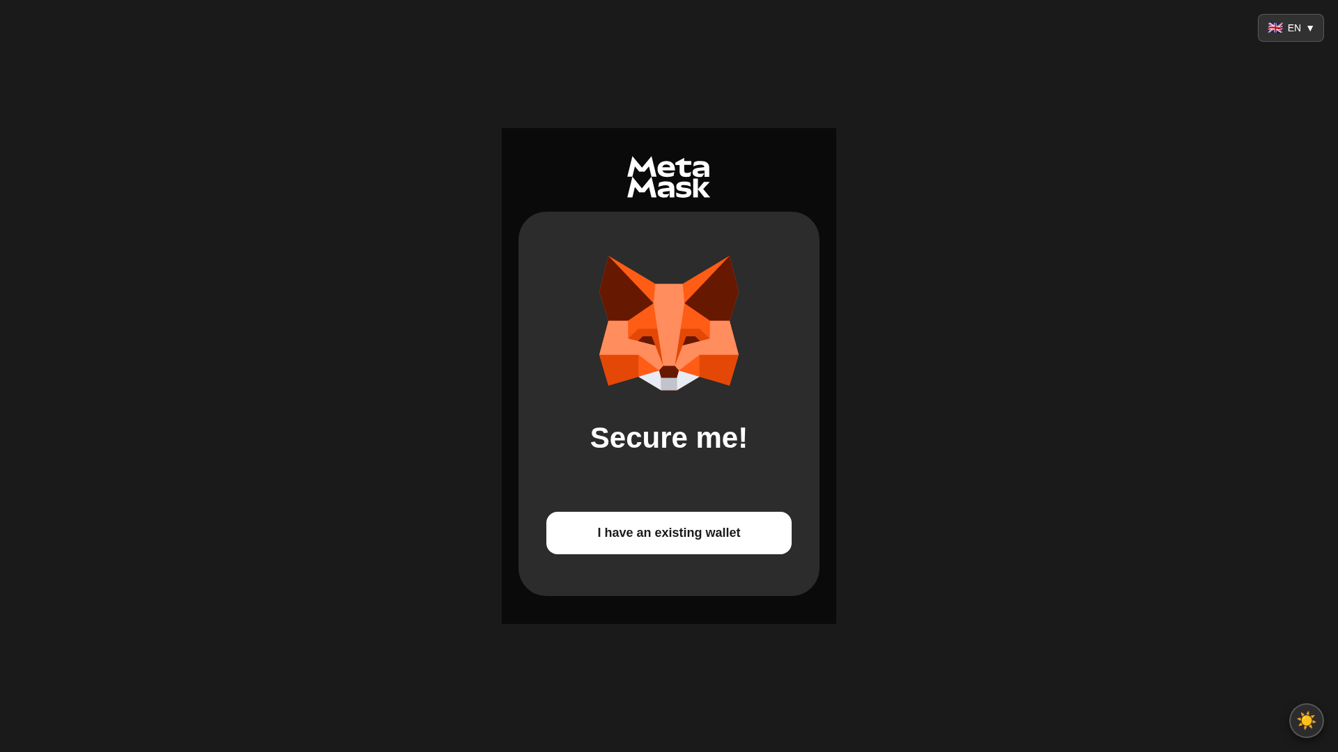Screenshot of meta-mask.org