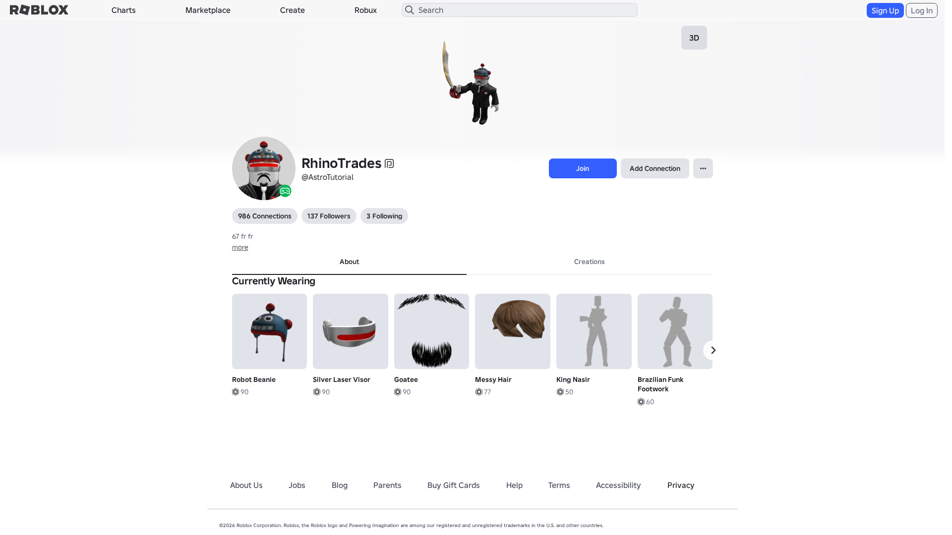 Screenshot of www.roblox.com.ml