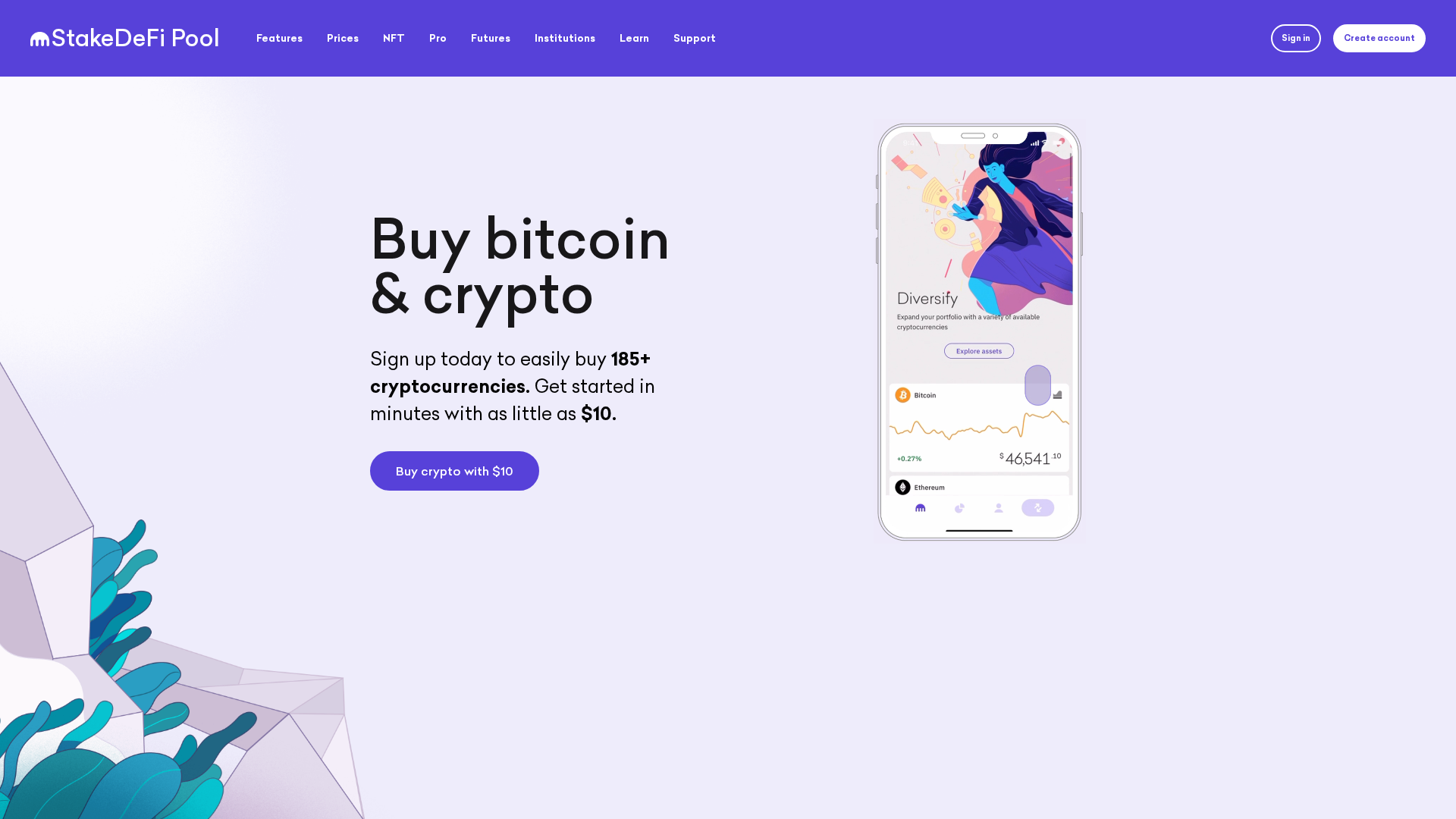 Screenshot of defipool.pages.dev