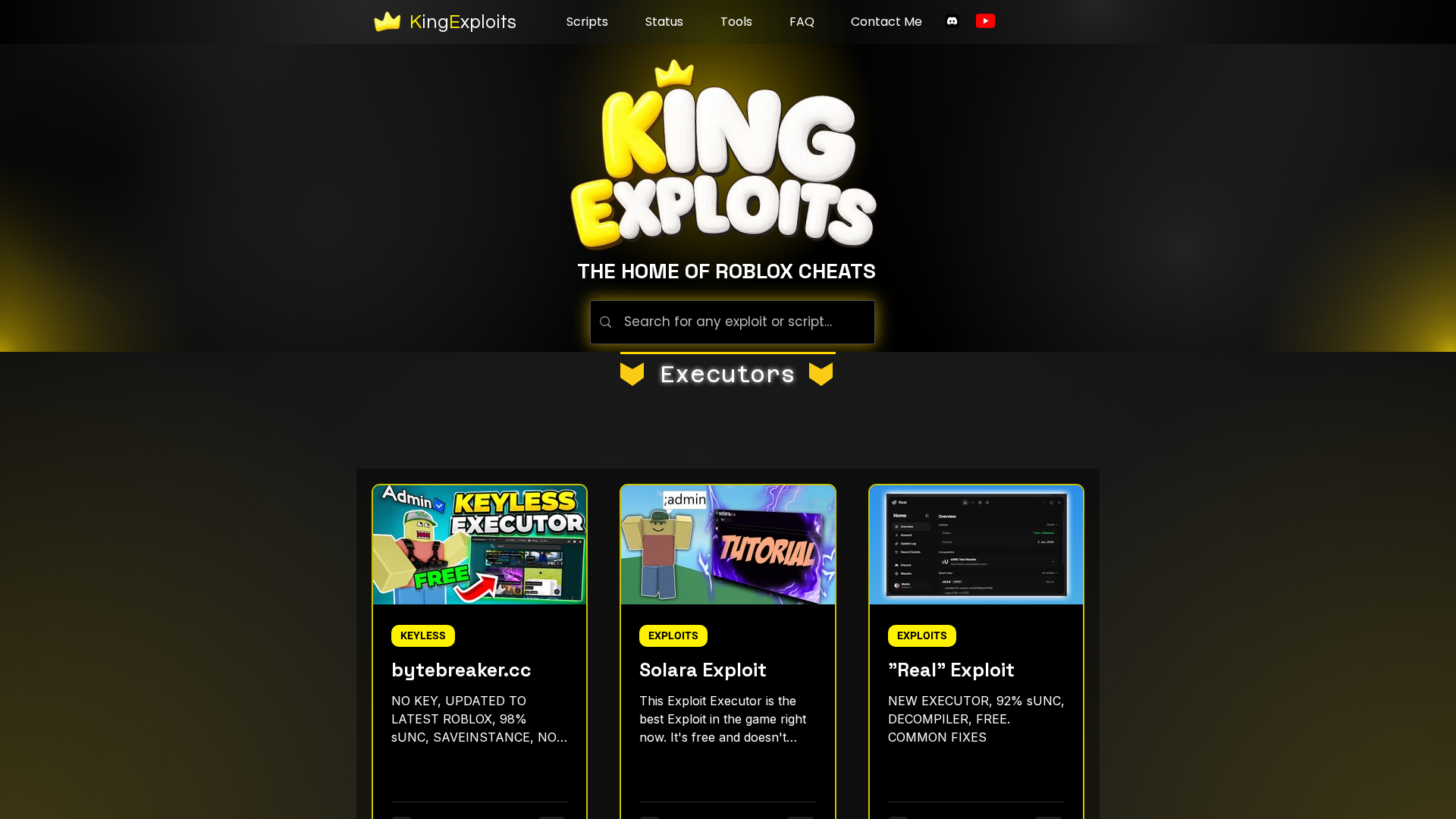 Screenshot of kingexploits.com