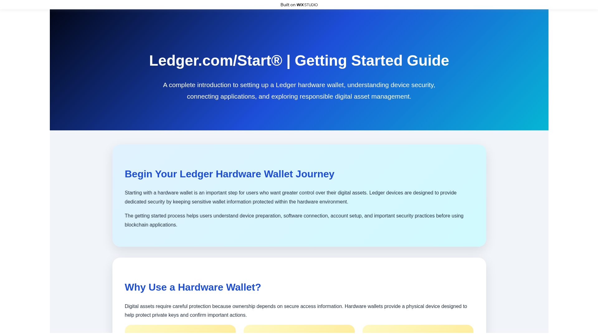 Screenshot of comstart-ladgre.wixstudio.com