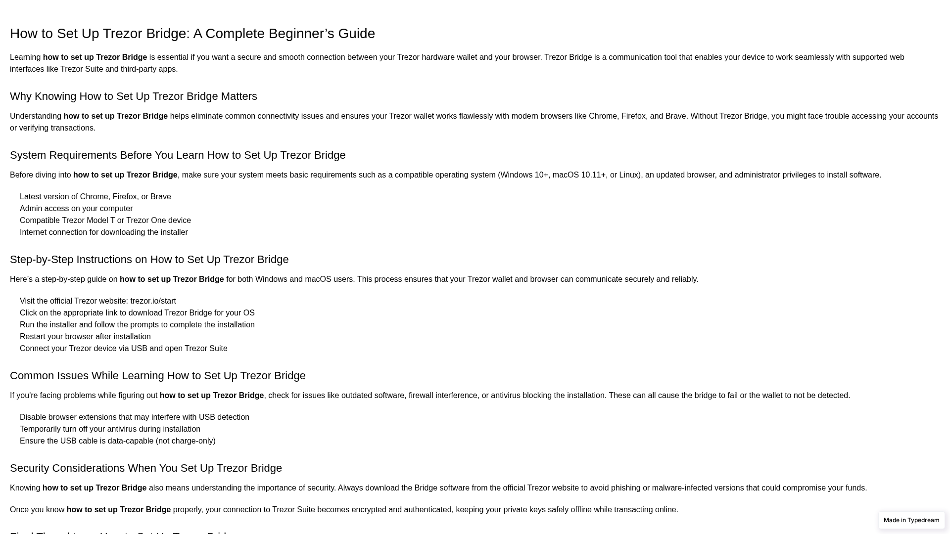 Screenshot of learn-bridge-io-trzr.typedream.app