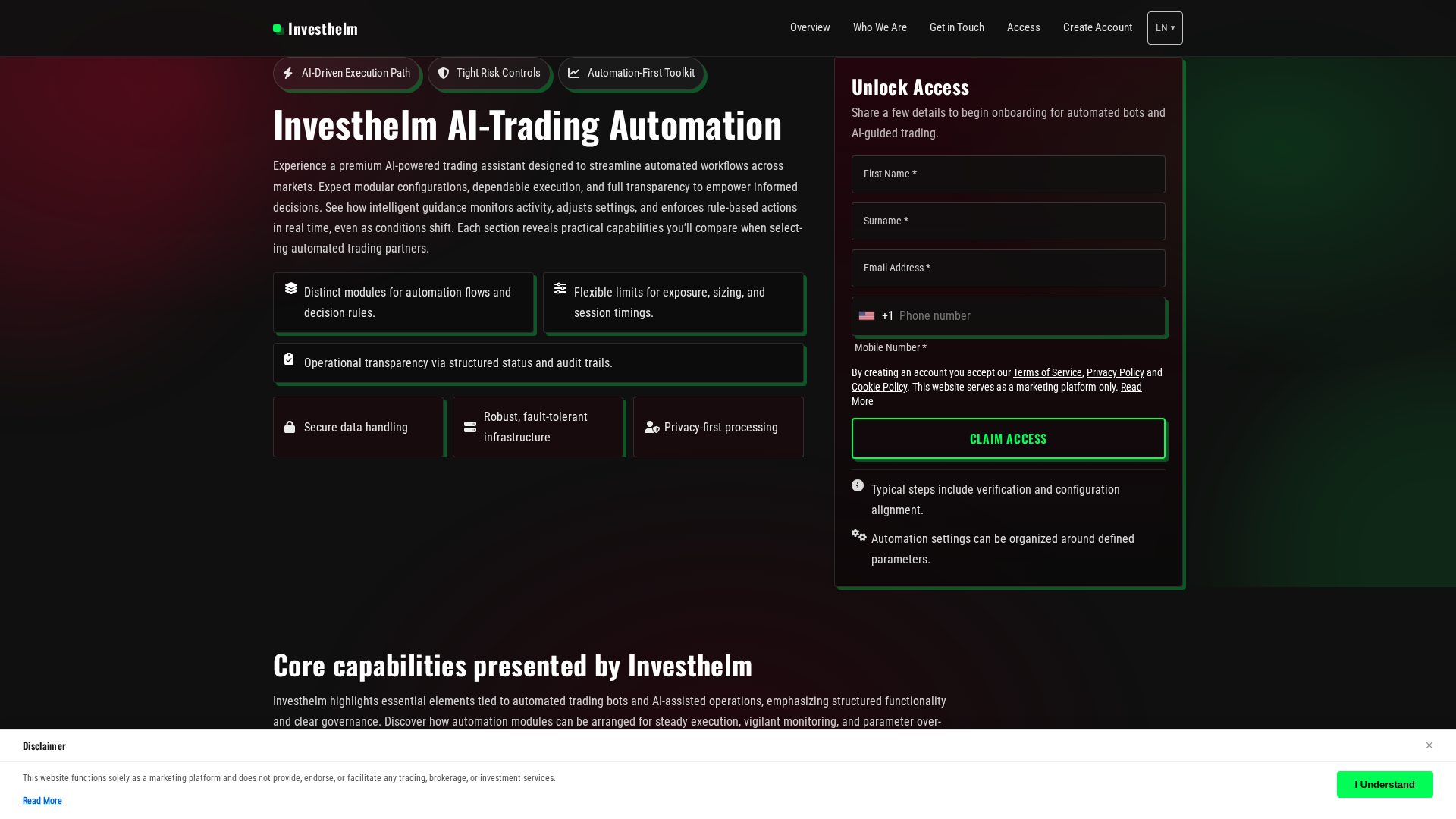 Screenshot of investhelm.pro