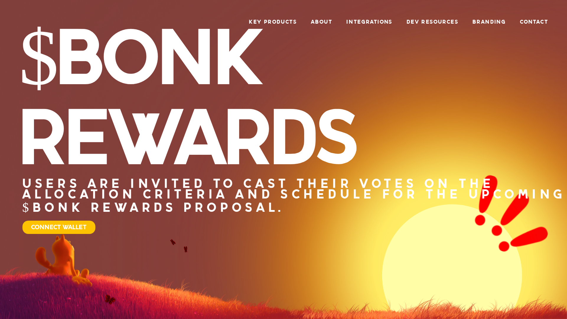 Screenshot of vote-bonk.com