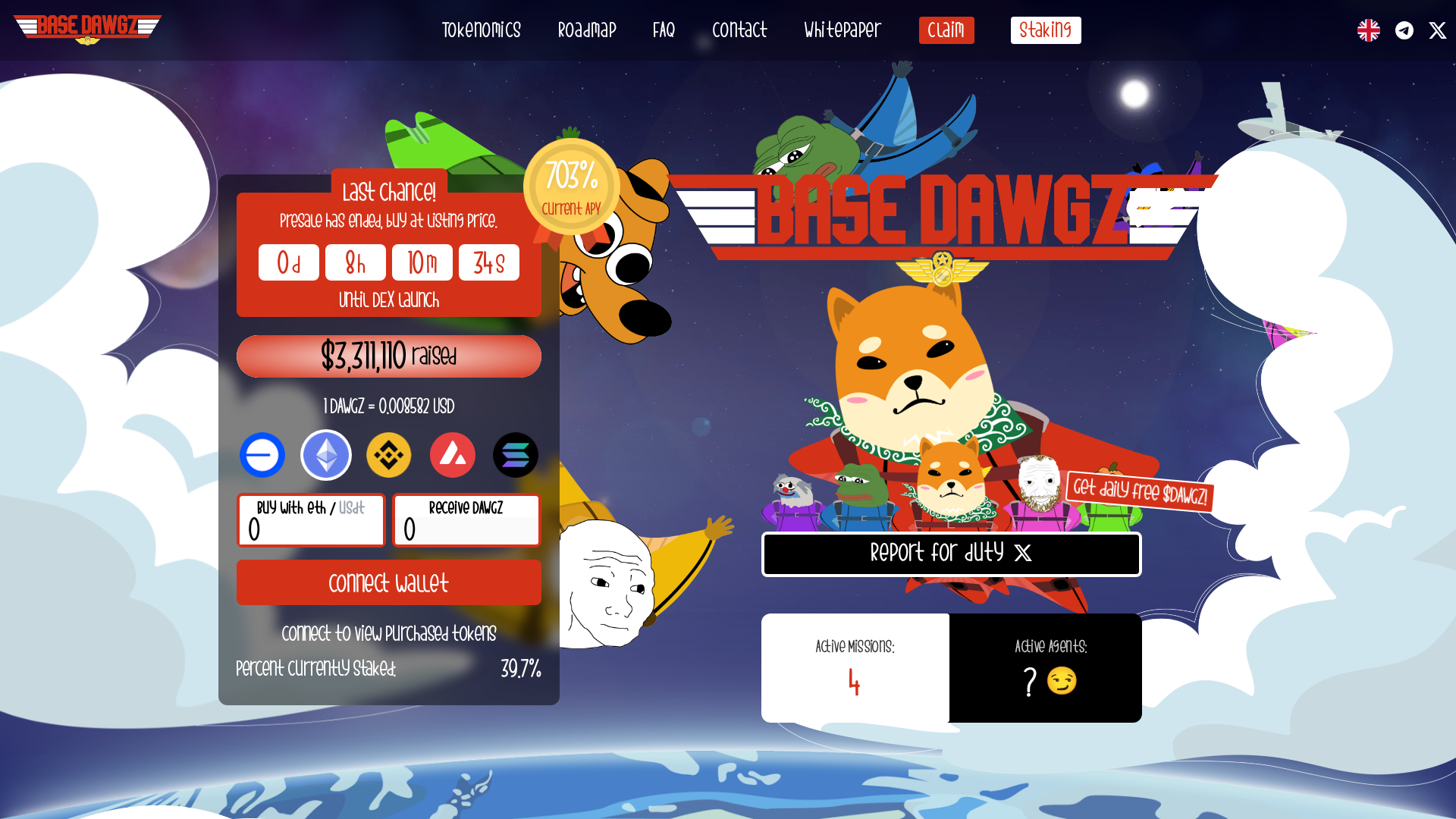 Screenshot of basedawgz-app.pages.dev