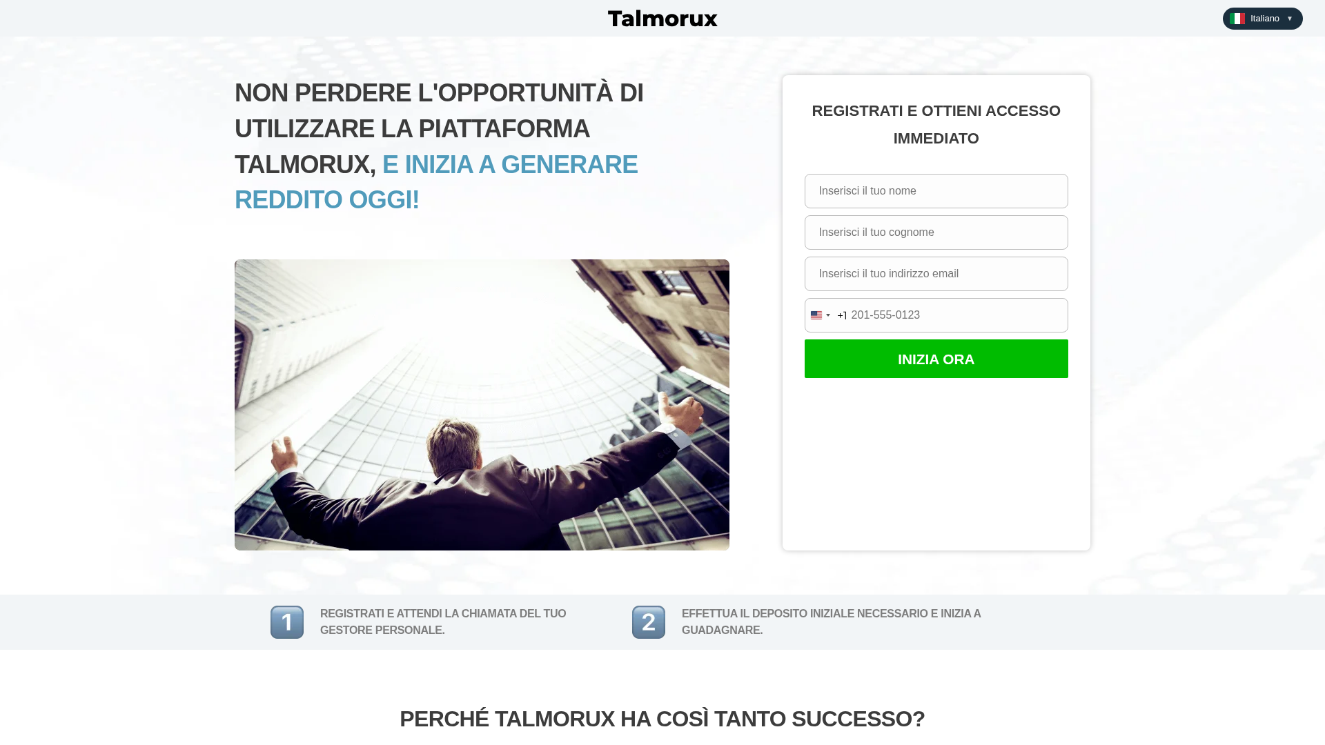 Screenshot of talmorux-ai-it.com
