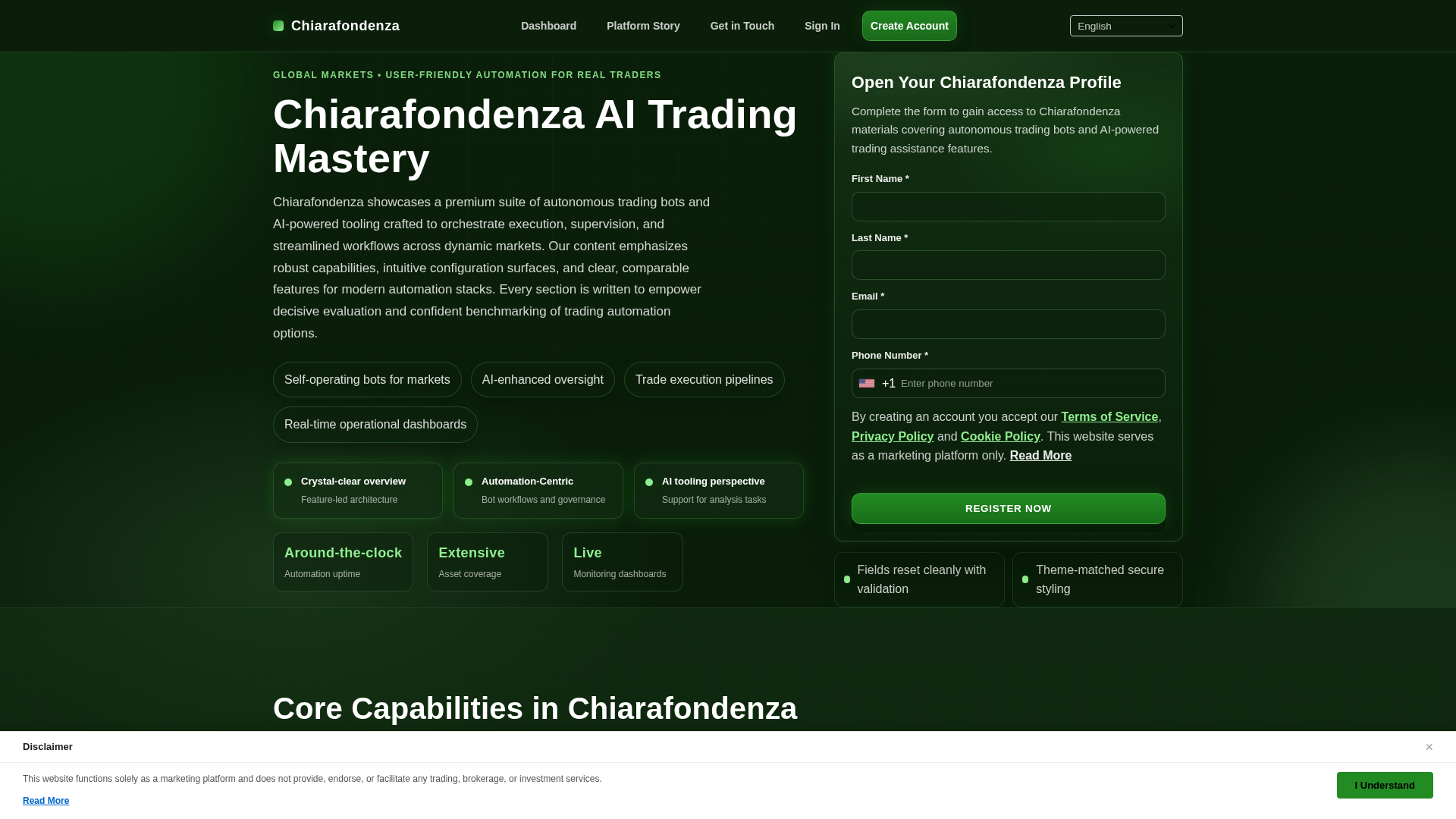 Screenshot of chiarafondenzasolution.com