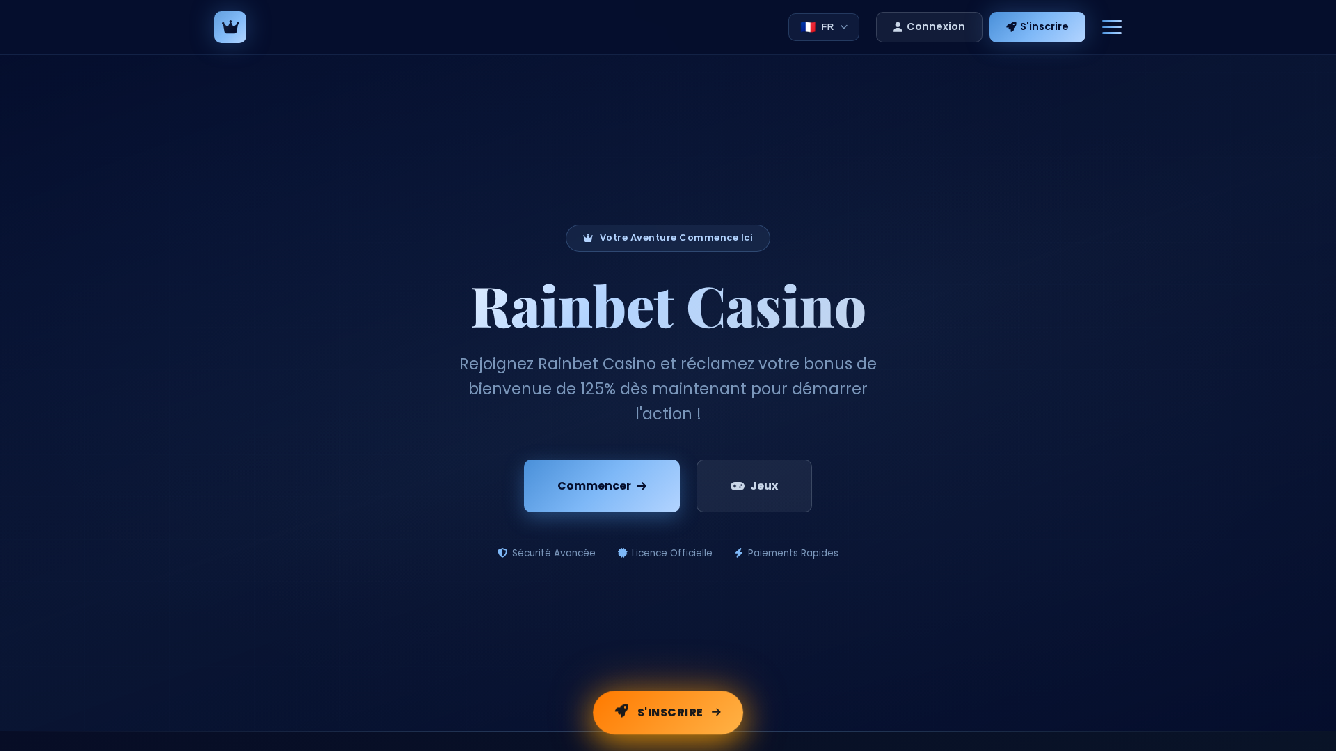 Screenshot of rainbet-casino.ltd