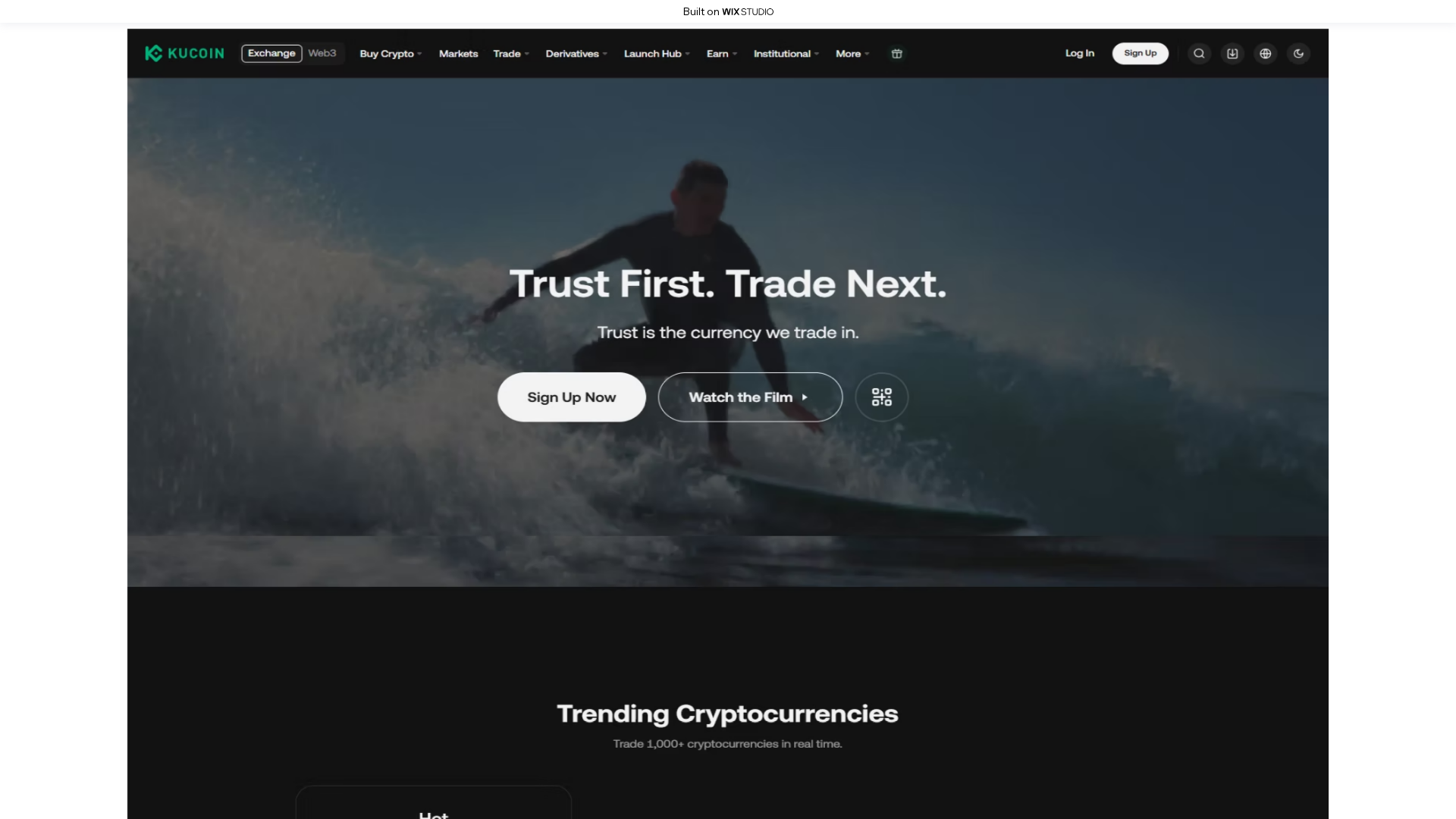 Screenshot of nav-appskukoinn.wixstudio.com