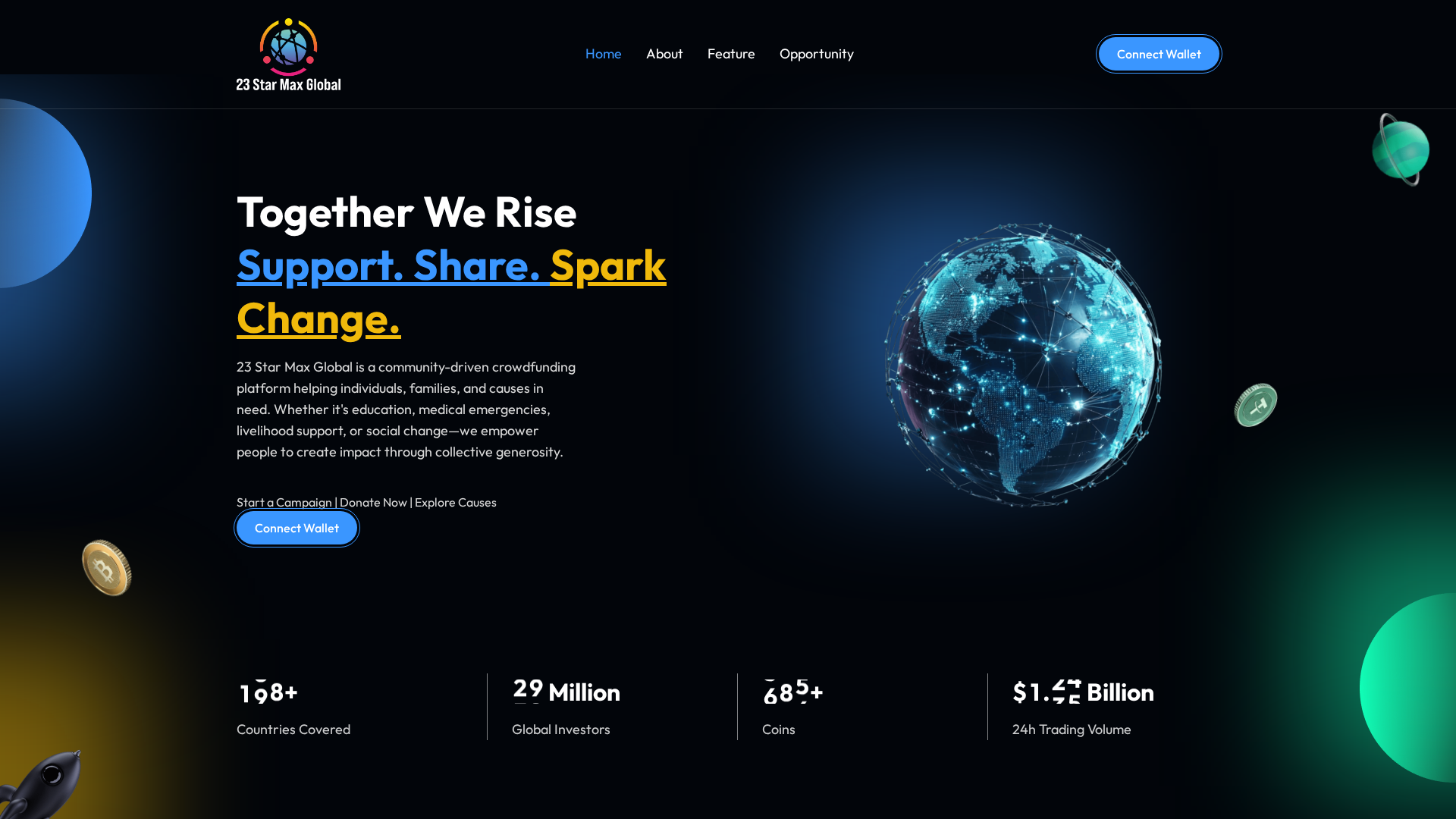 Screenshot of 23starmaxglobal.com