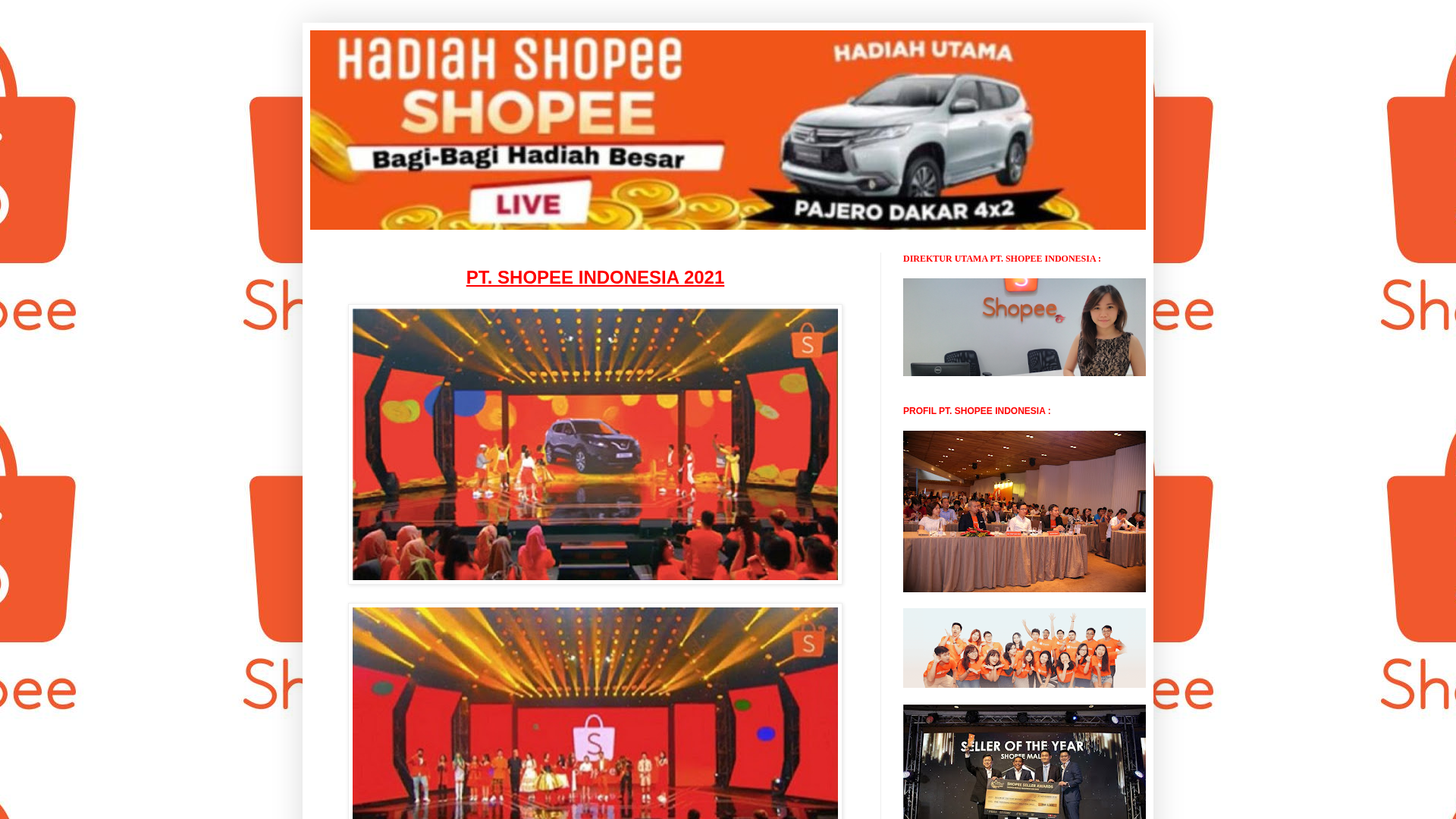 Screenshot of infoundianshopee-22.blogspot.com