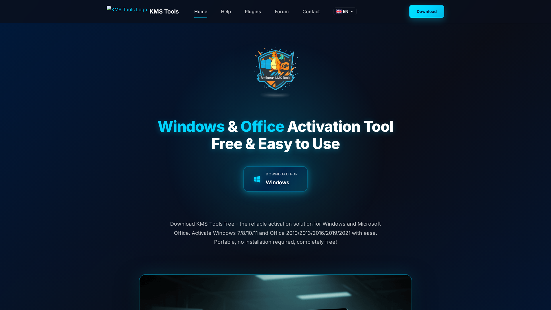 Screenshot of kms-tools.net