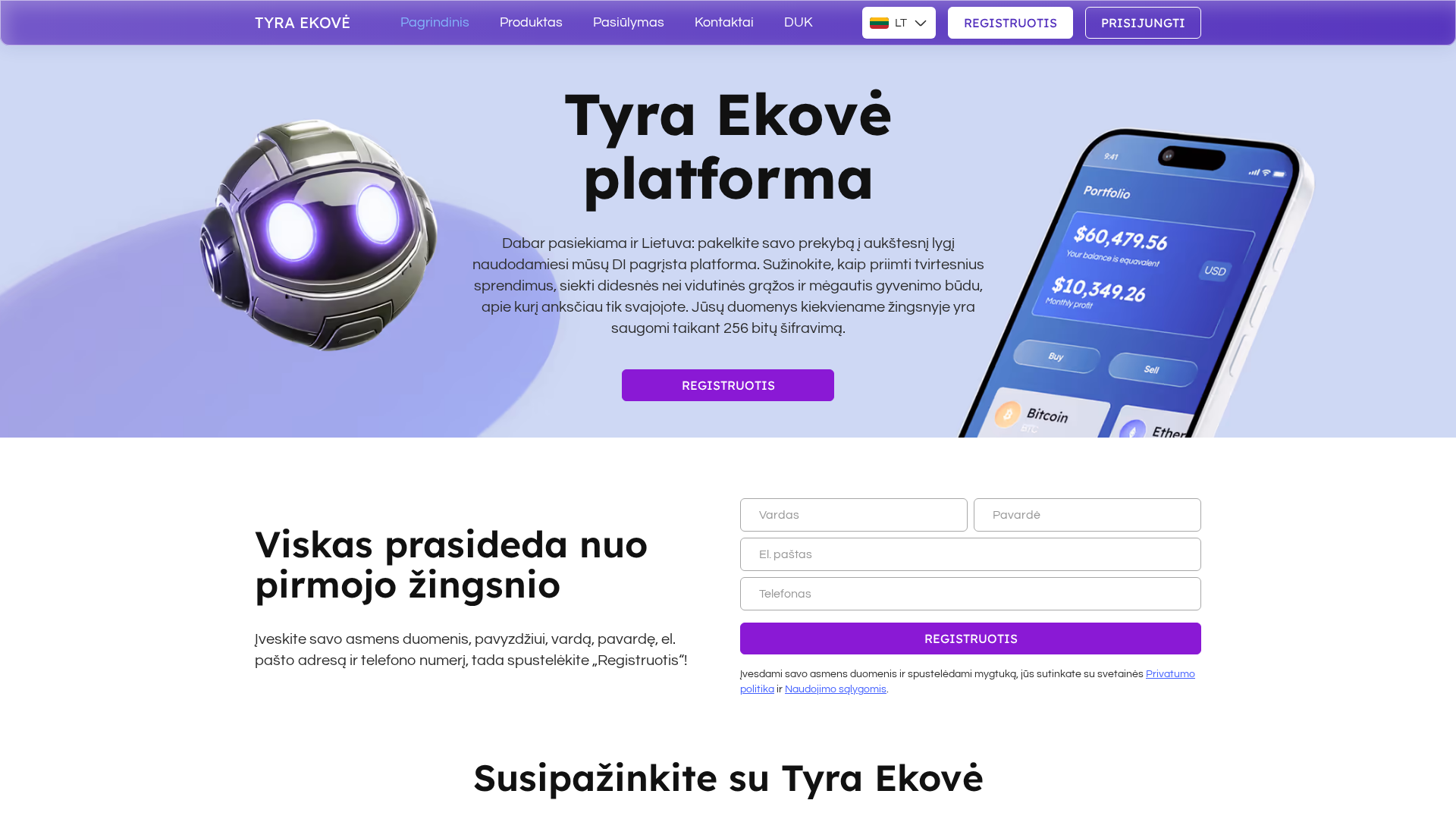 Screenshot of tyra-ekove.com