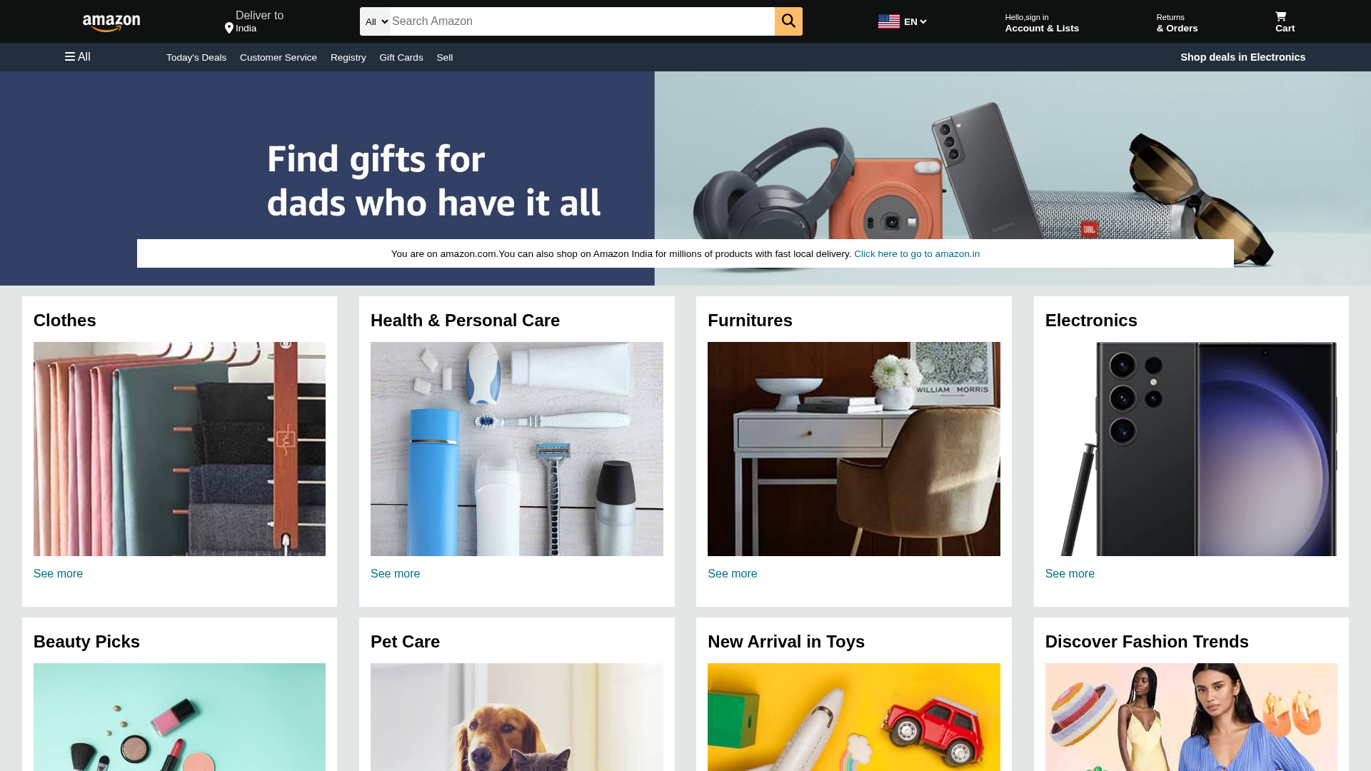 Screenshot of www.amazon-clone-snowy-seven.vercel.app