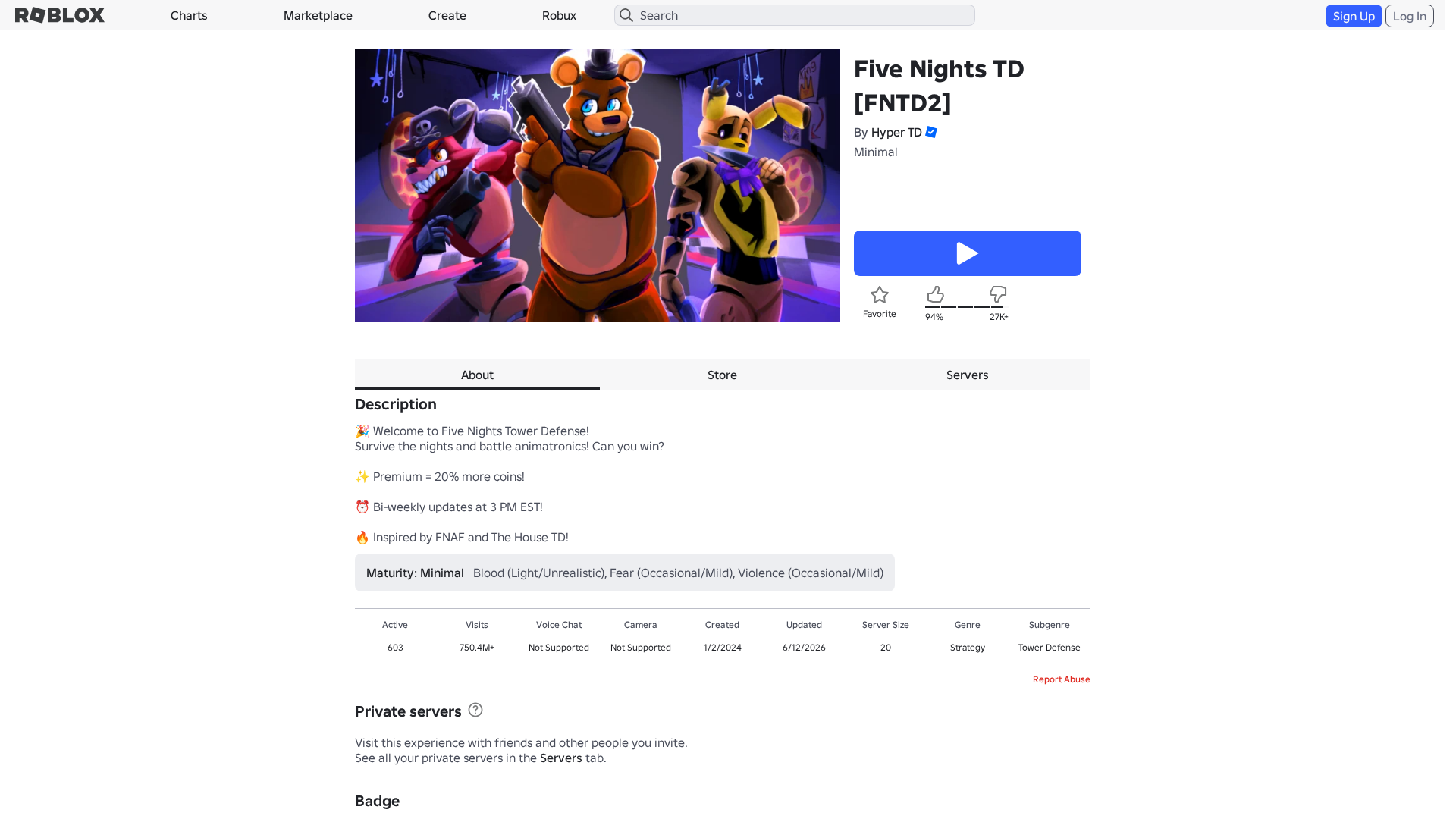Screenshot of www.roblox.com.ml