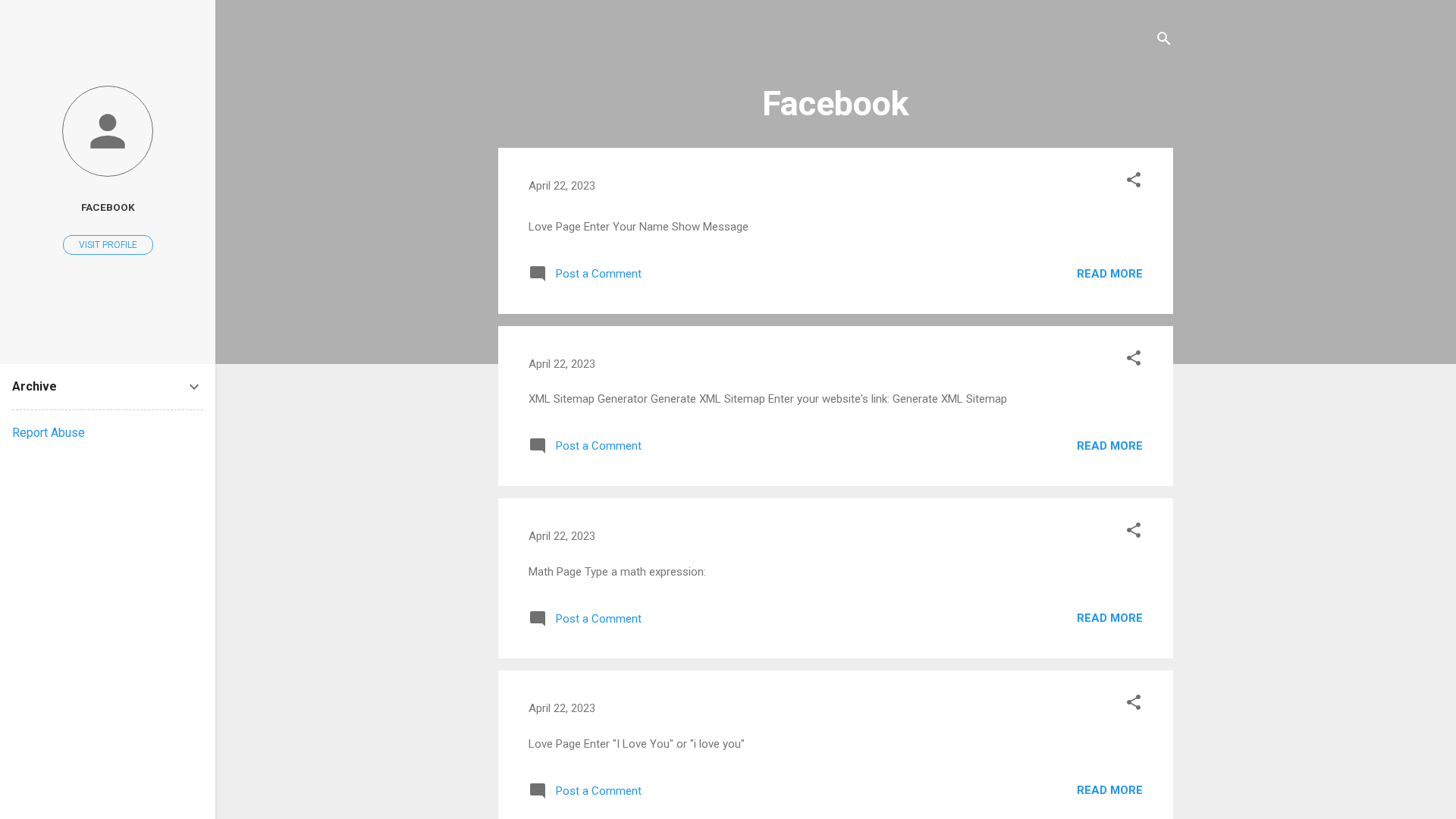 Screenshot of facebook-account-login-page.blogspot.com